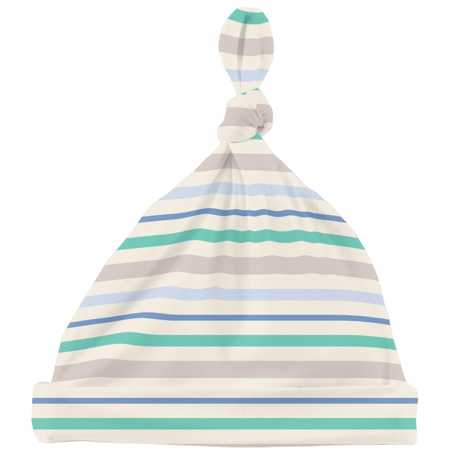 Print Knot Hat in Mythical Stripe
