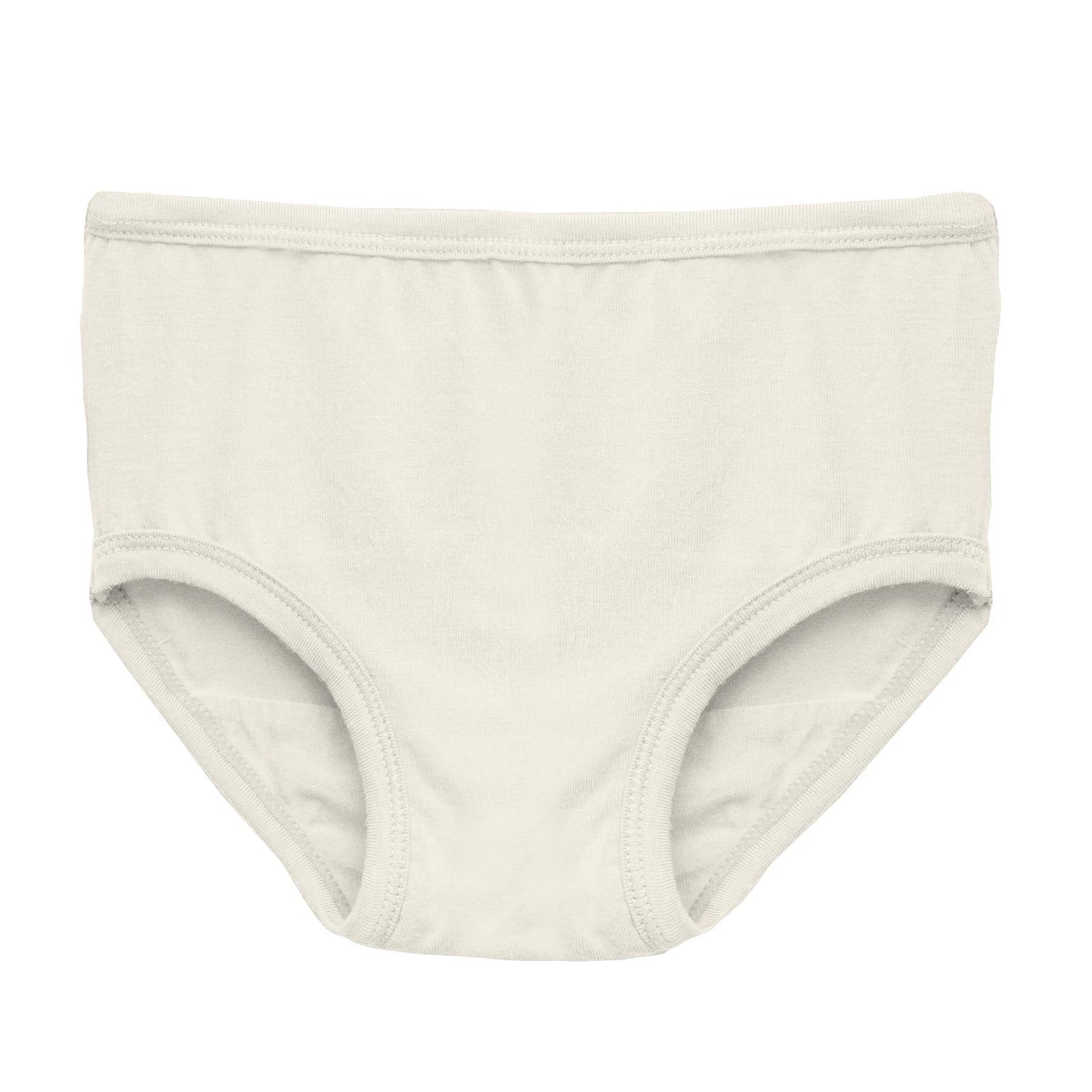 Print Girl's Underwear Set of 3 in Cake Pop Prancing Unicorn, Natural & Latte Wicker