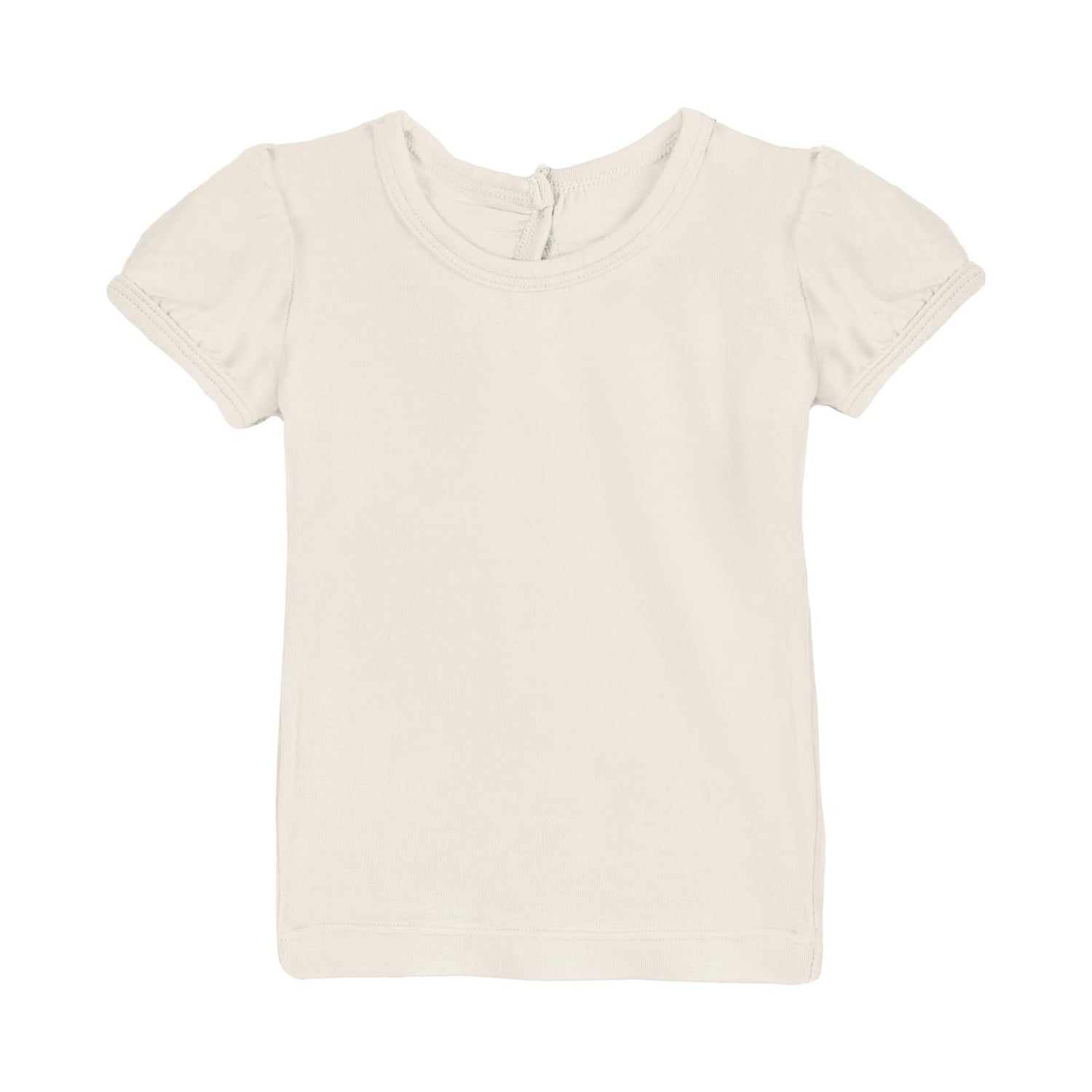 Short Sleeve Puff Tee in Natural