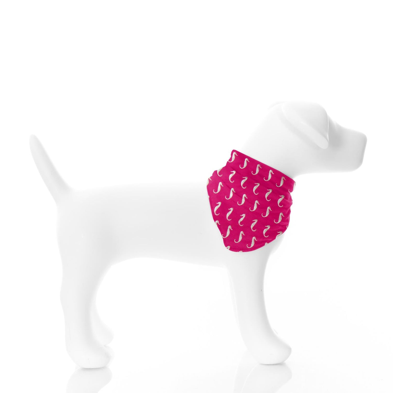 Print Dog Bandana in Prickly Pear Mini Seahorse