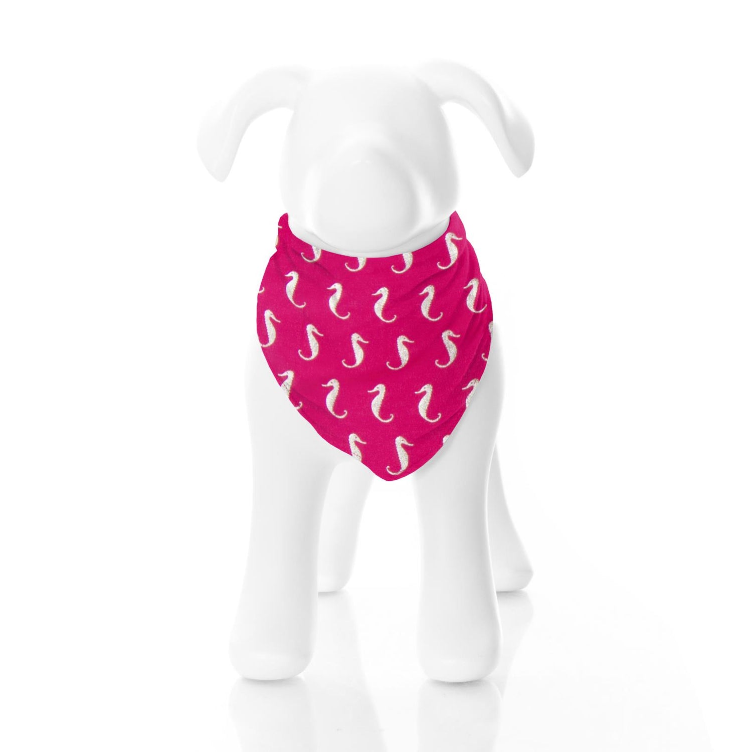 Print Dog Bandana in Prickly Pear Mini Seahorse