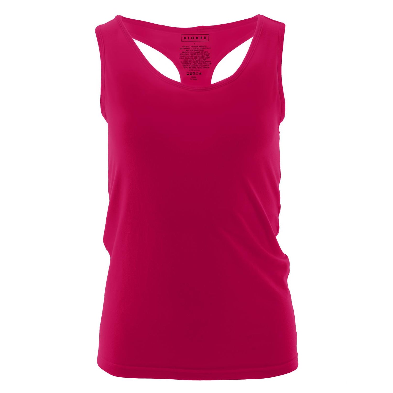 Women's Solid Luxe Stretch Tank in Prickly Pear