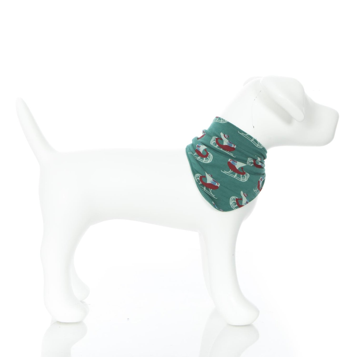 Print Dog Bandana in Ivy Sled