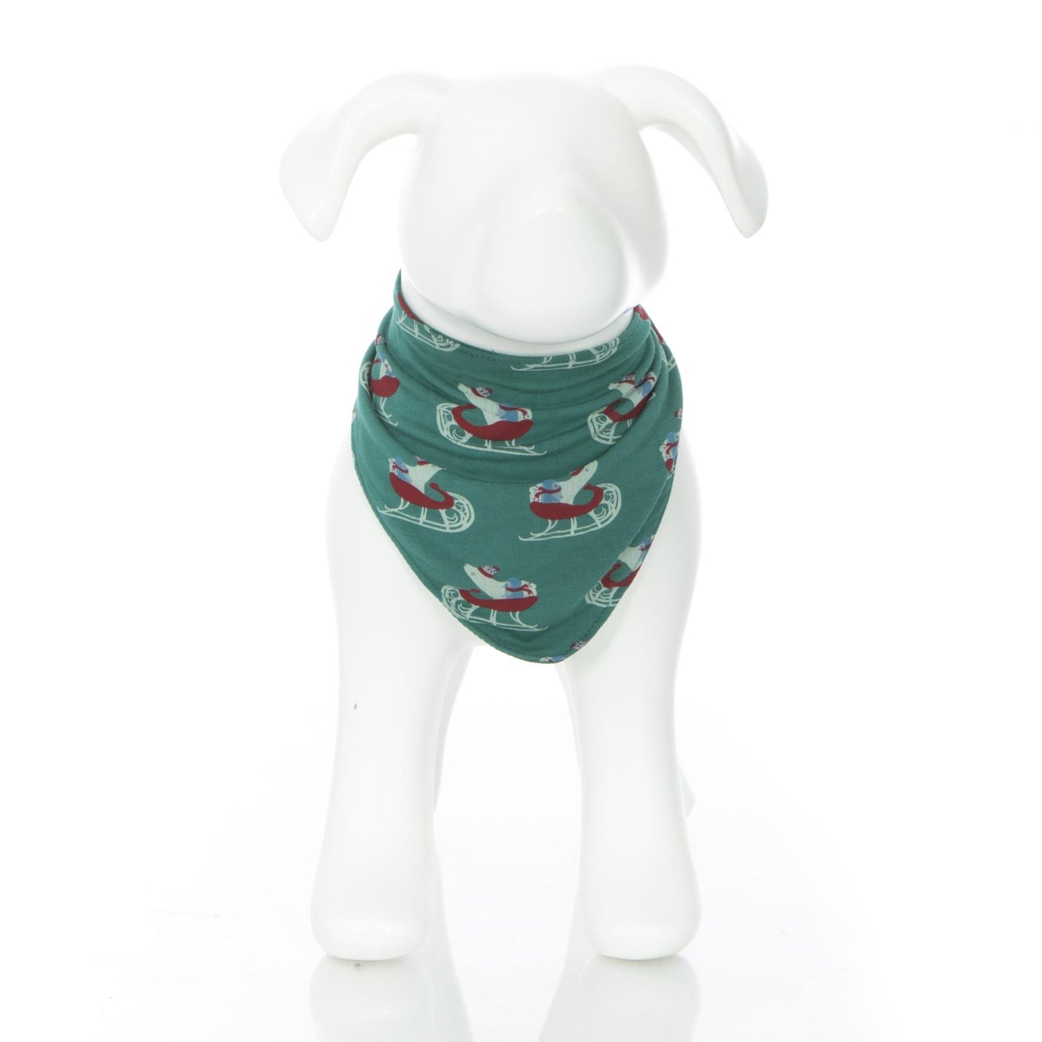 Print Dog Bandana in Ivy Sled