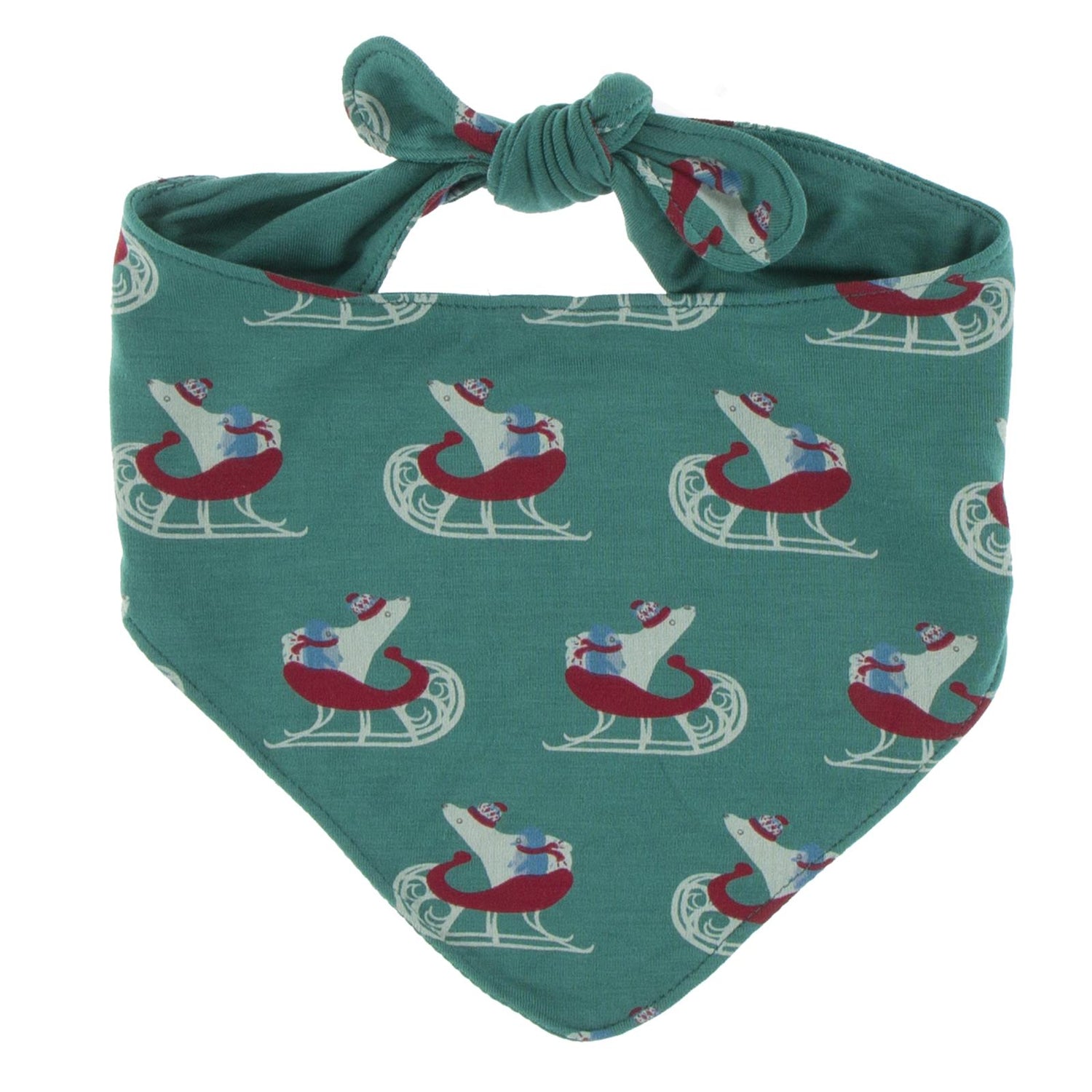 Print Dog Bandana in Ivy Sled