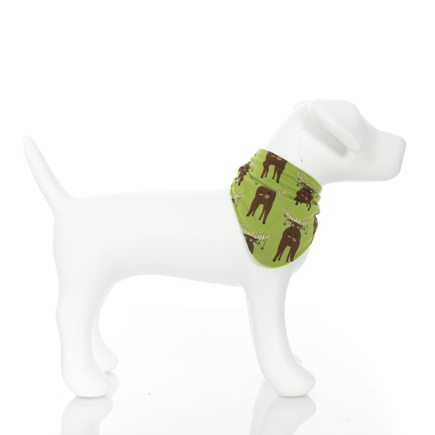 Print Dog Bandana in Meadow Bad Moose