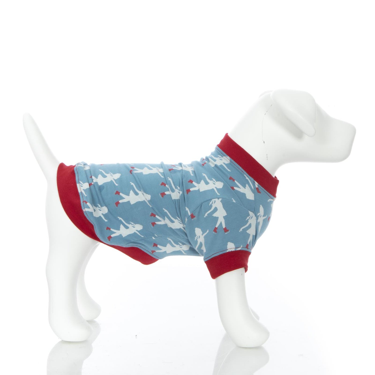 Print Dog Tee in Blue Moon Ice Skater
