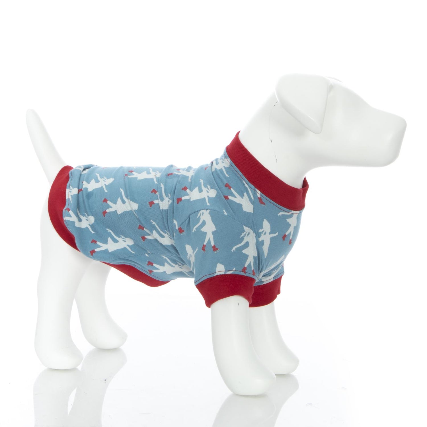 Print Dog Tee in Blue Moon Ice Skater
