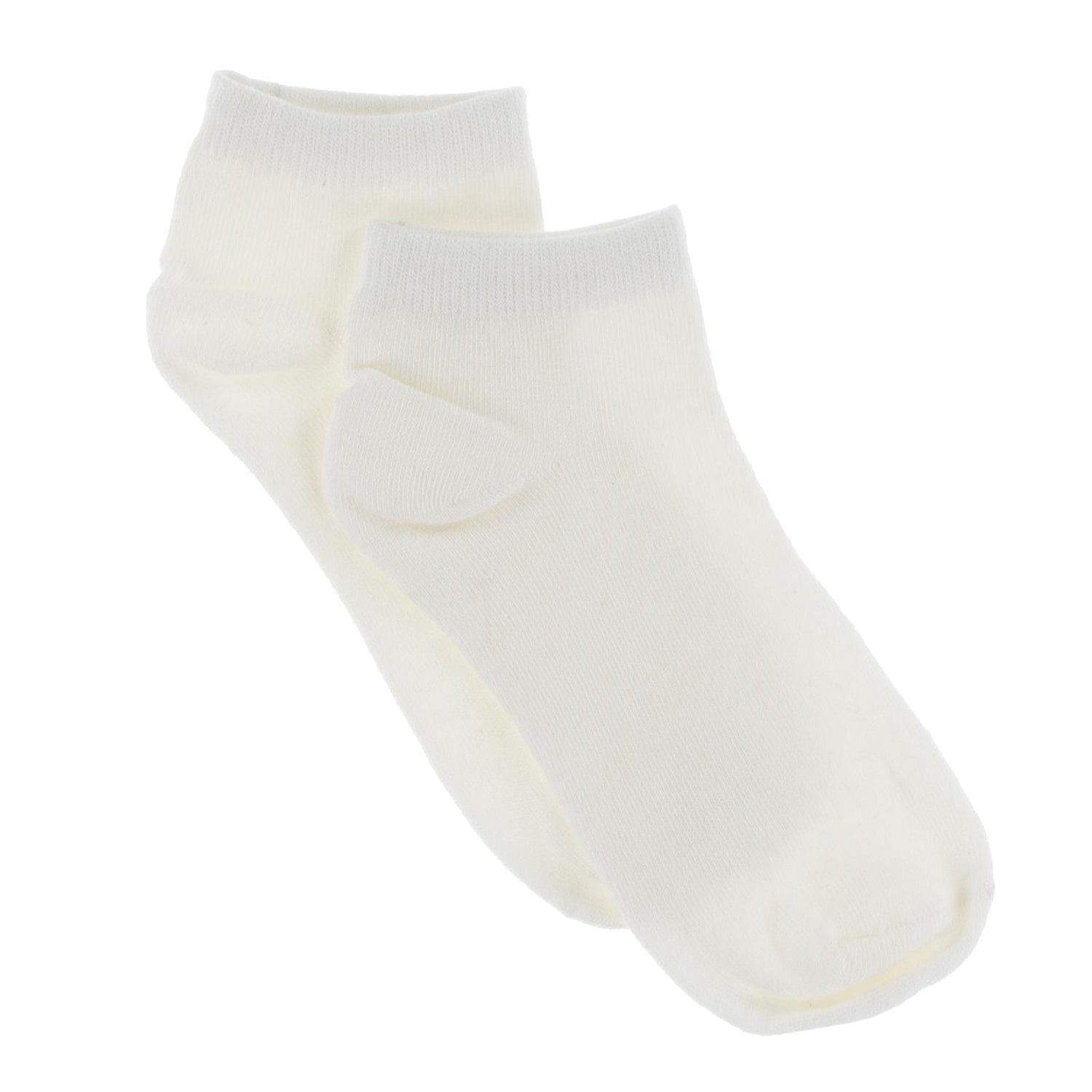 Women's Solid Ankle Socks in White