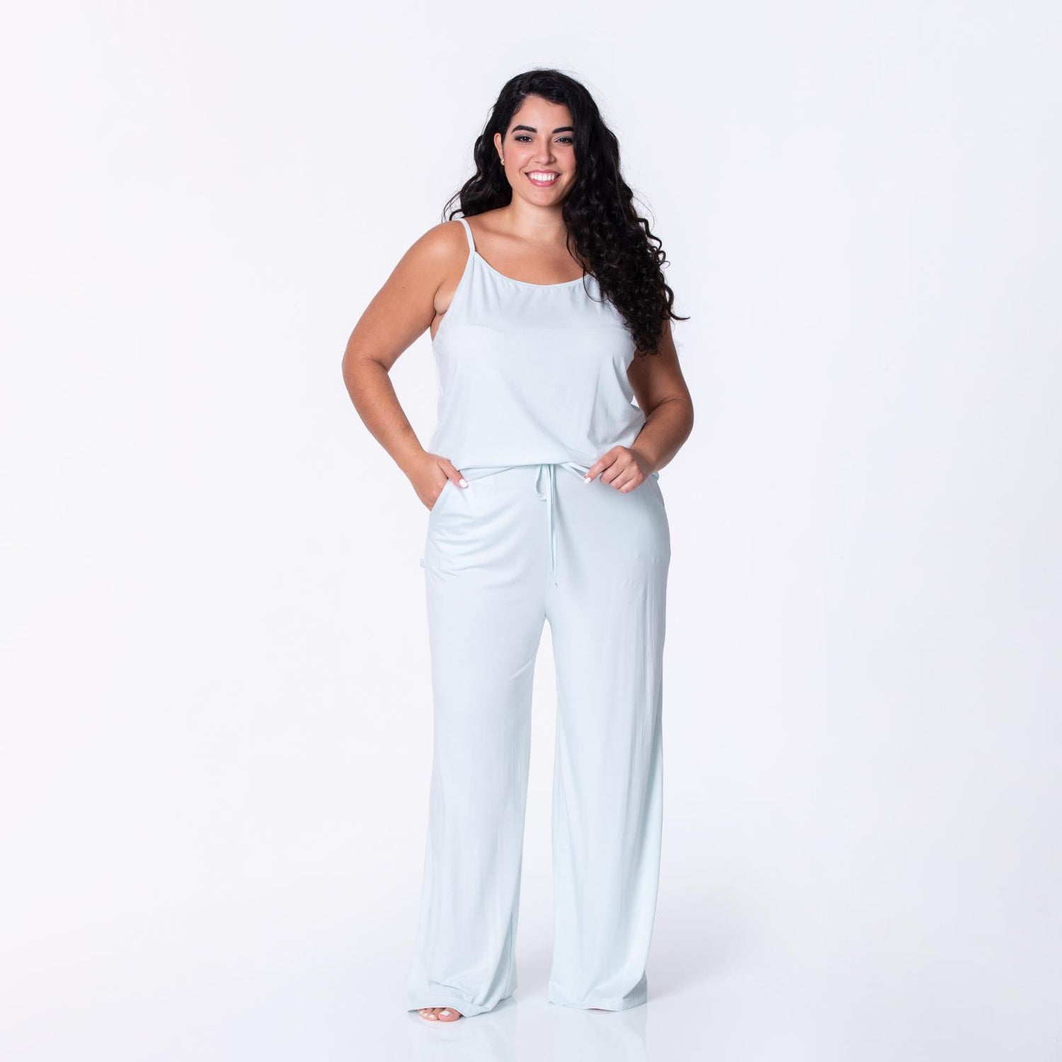 Women's Cami and Lounge Pants Pajama Set in Fresh Air