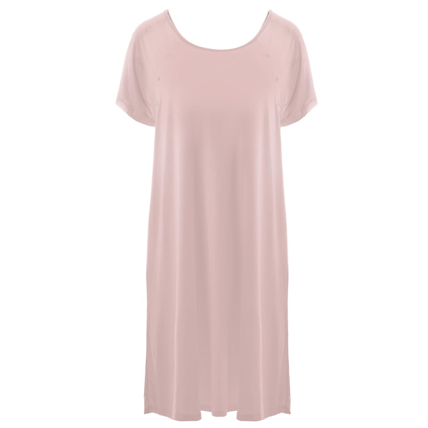 Women's Hospital Gown in Baby Rose