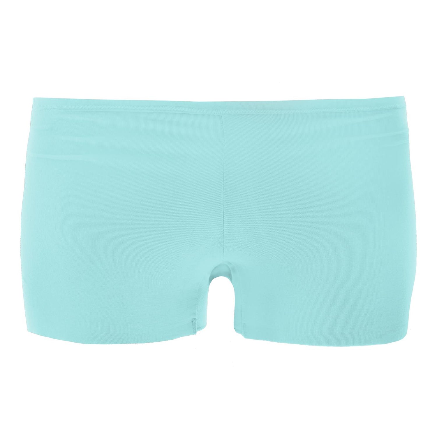 Women's Solid Boy Short Underwear in Summer Sky