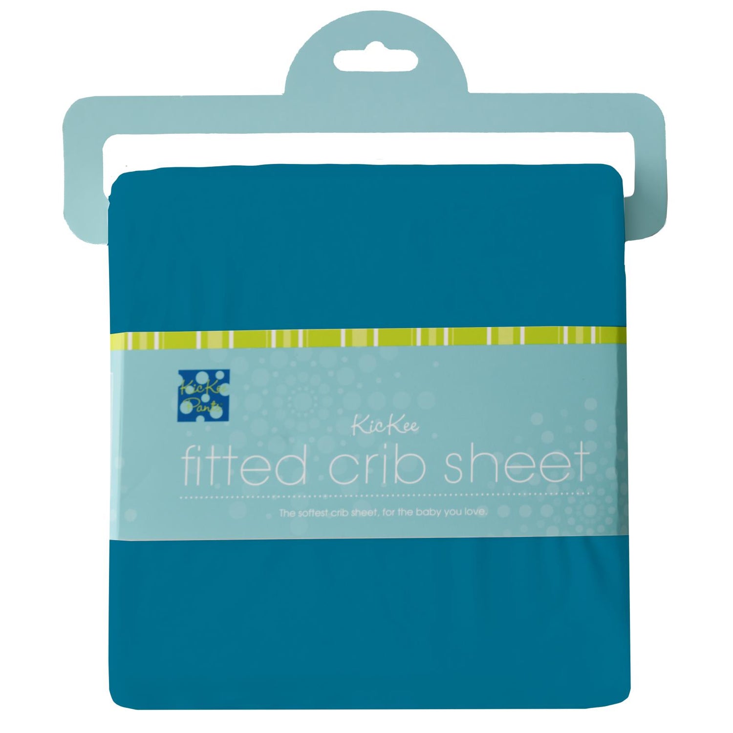 Fitted Crib Sheet in Cerulean Blue