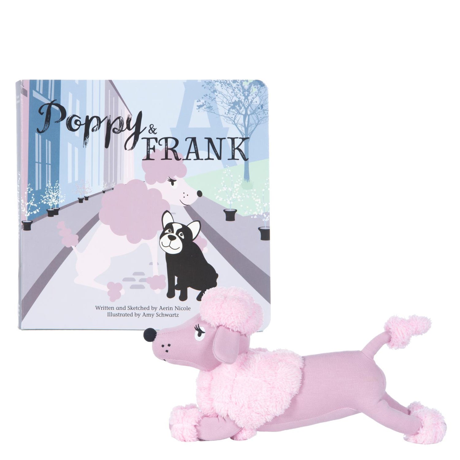 Book & Plush Combo in Poppy & Frank with Poppy the Poodle Plush
