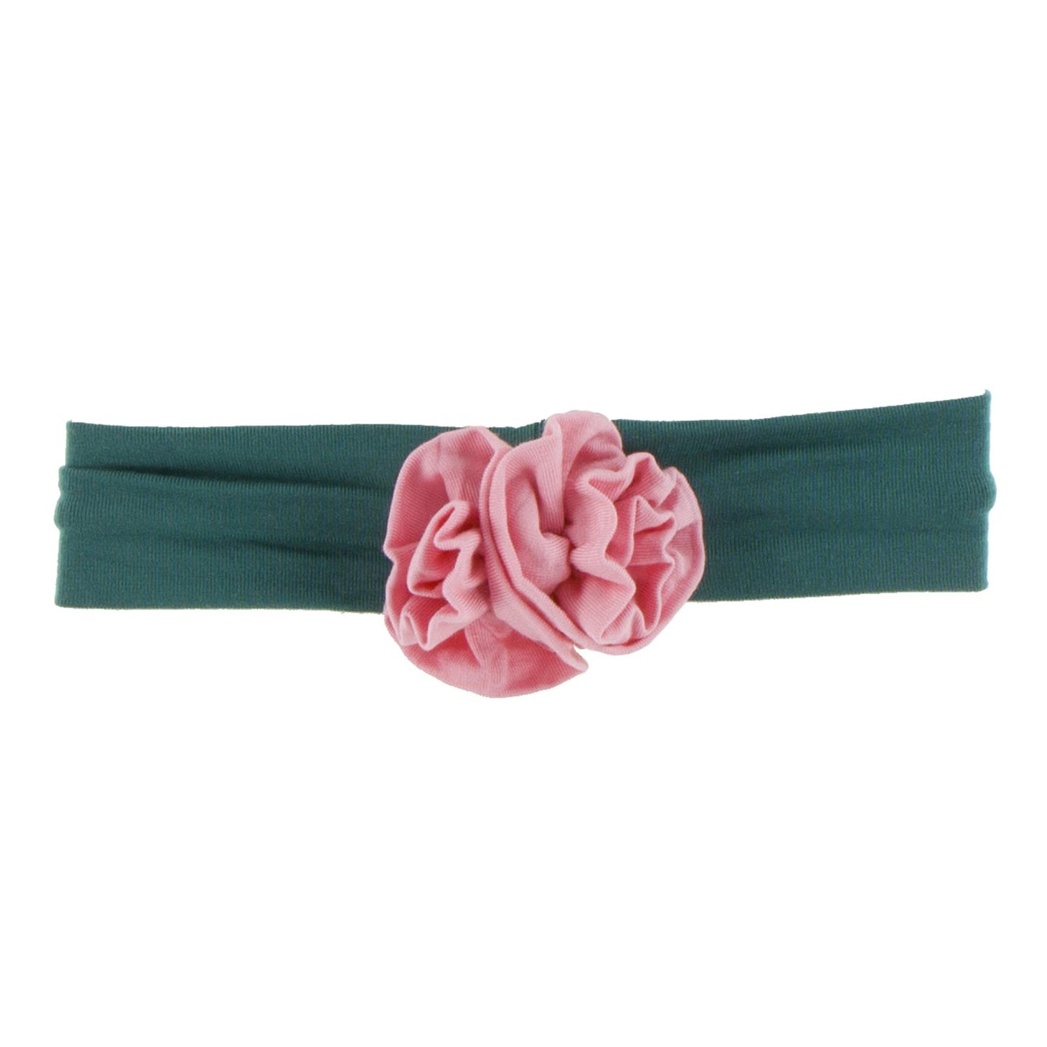 Flower Headband in Ivy with Lotus