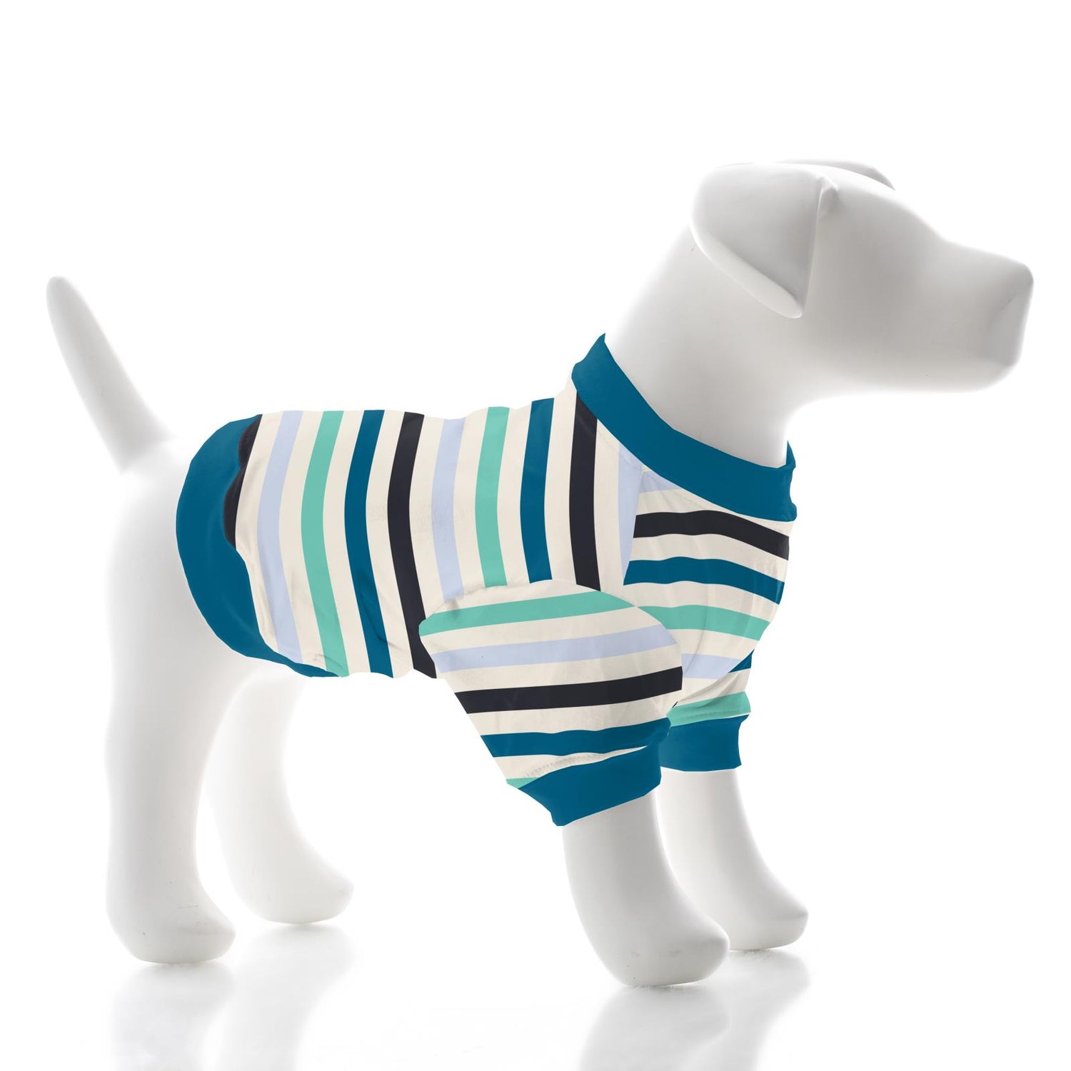 Print Dog Jammies in Little Boy Blue Stripe