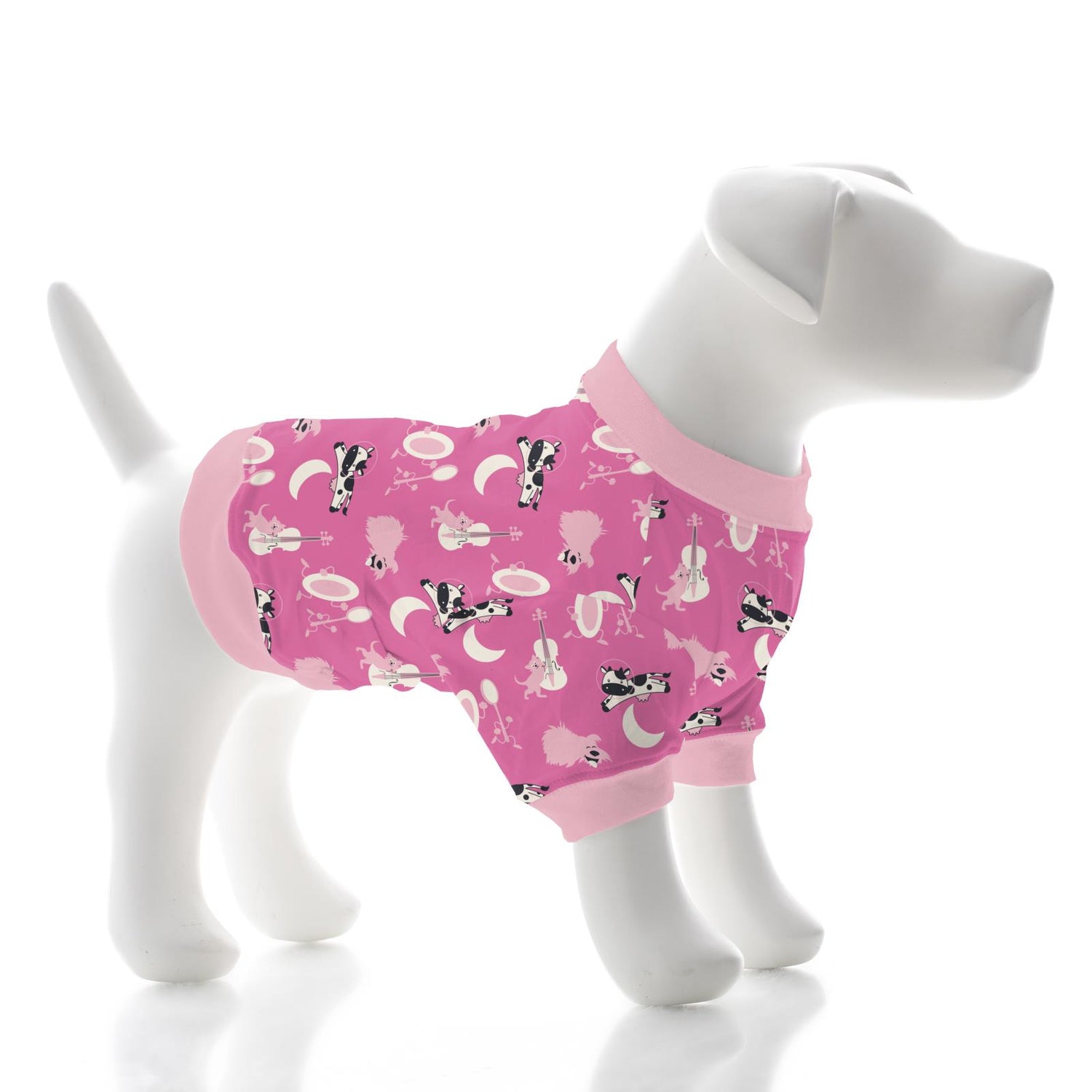 Print Dog Jammies in Tulip Hey Diddle Diddle