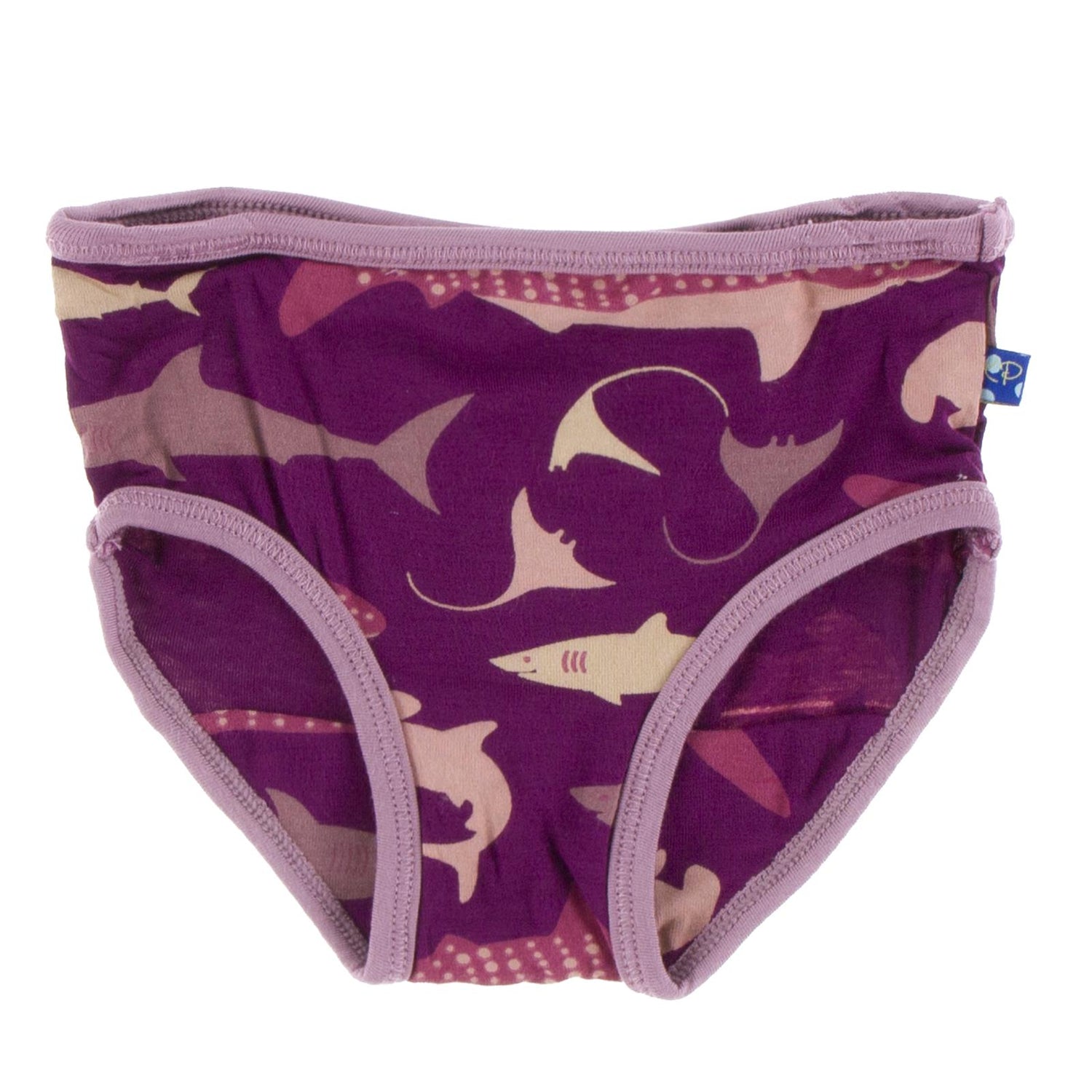Print Underwear in Melody Sharks with Pegasus Trim