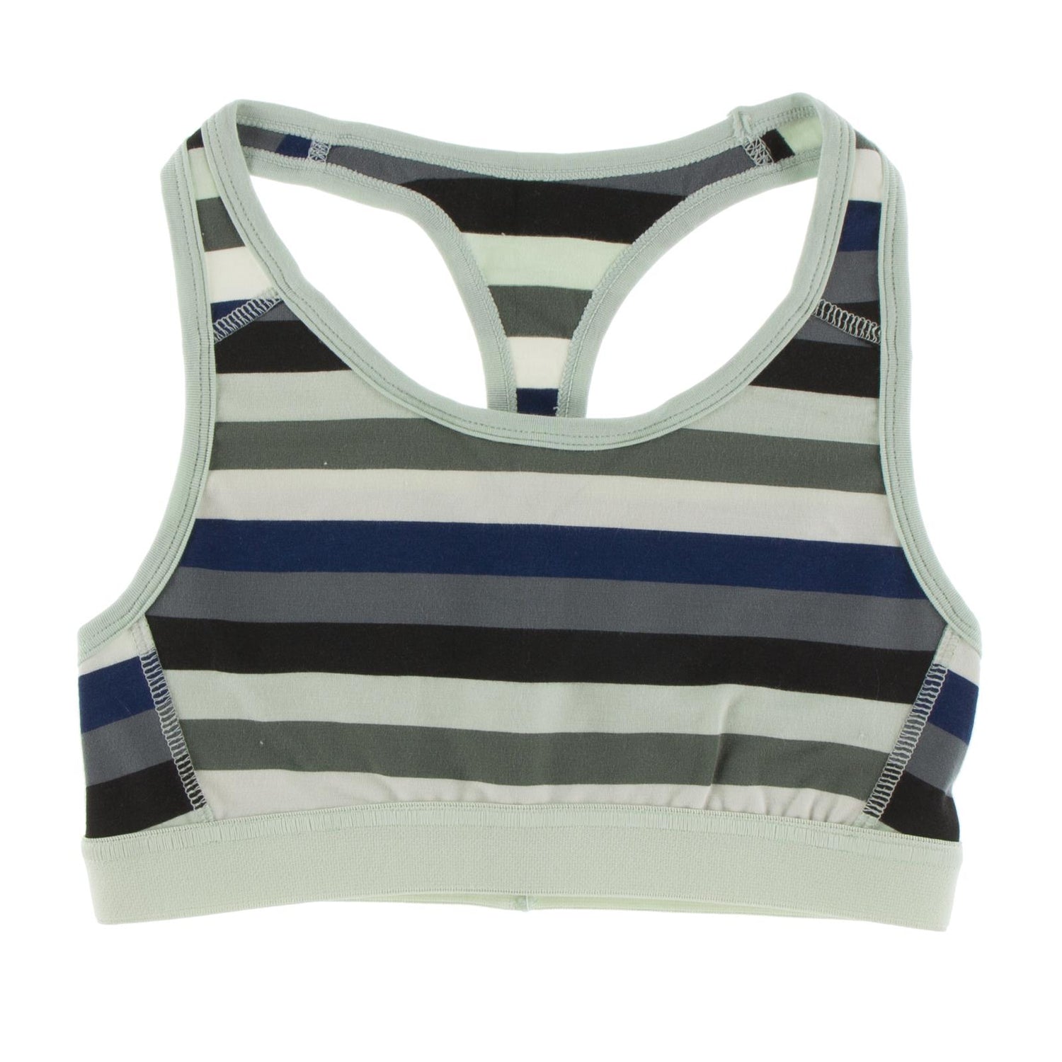 Women's Print Luxe Sports Bra in Zoology Stripe