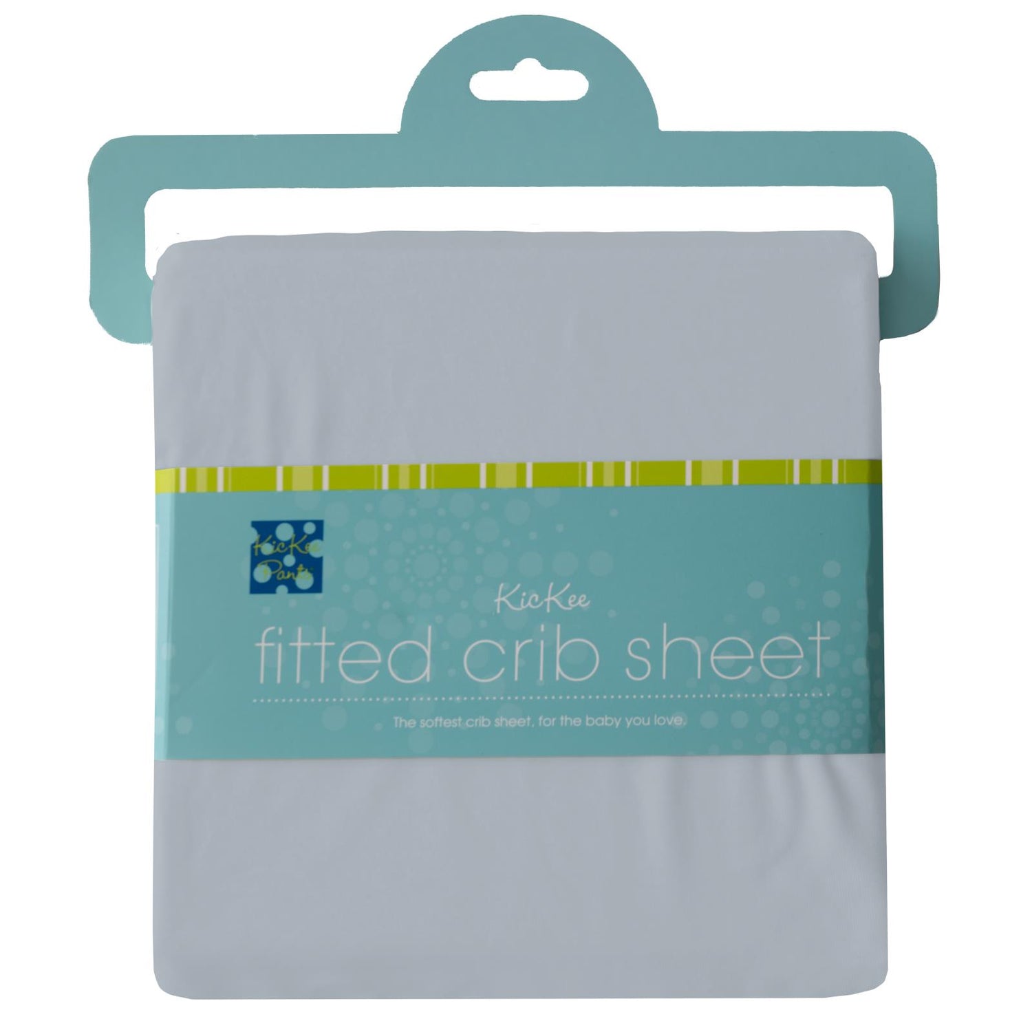 Fitted Crib Sheet in Pearl Blue