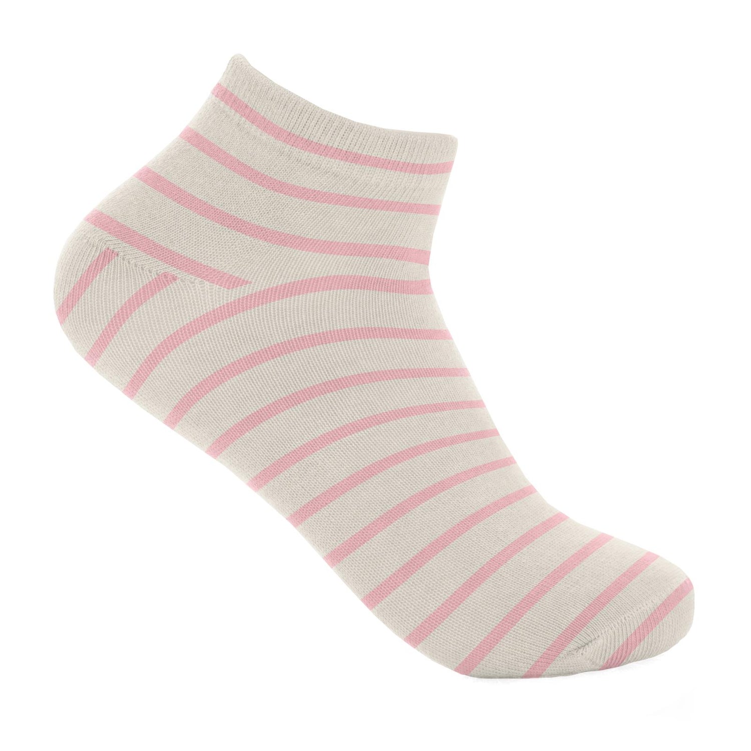 Women's Print Ankle Socks in Lotus Sweet Stripe
