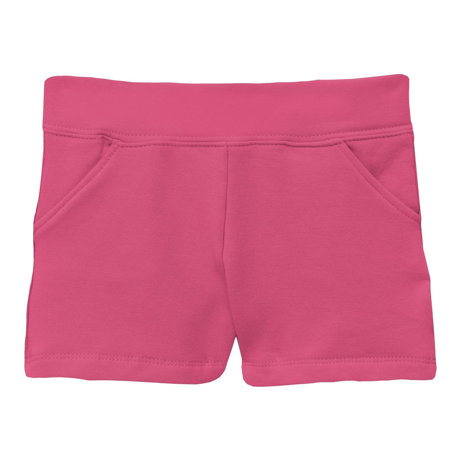 Fleece Summer Shorts in Flamingo