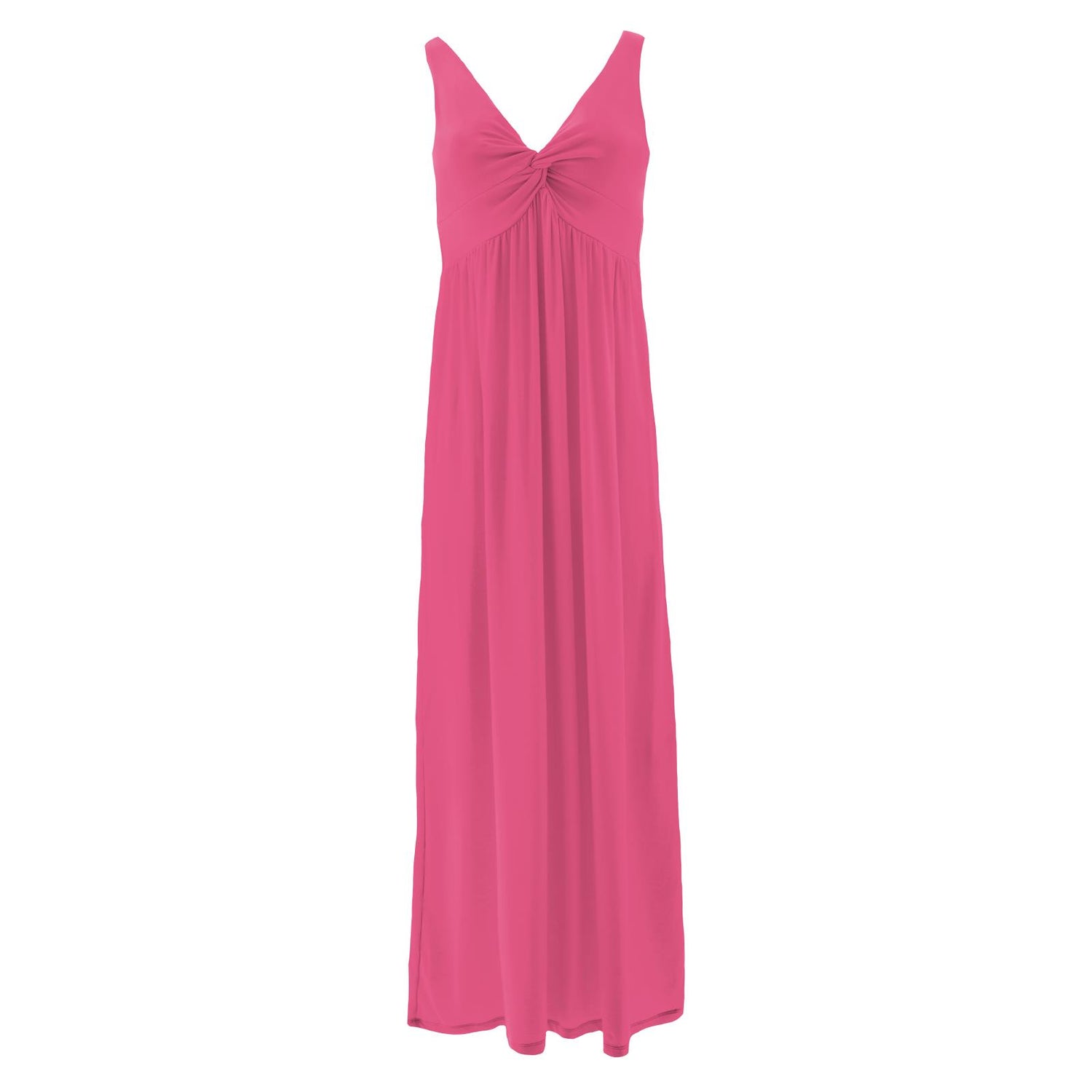 Women's Simple Twist Nightgown in Flamingo