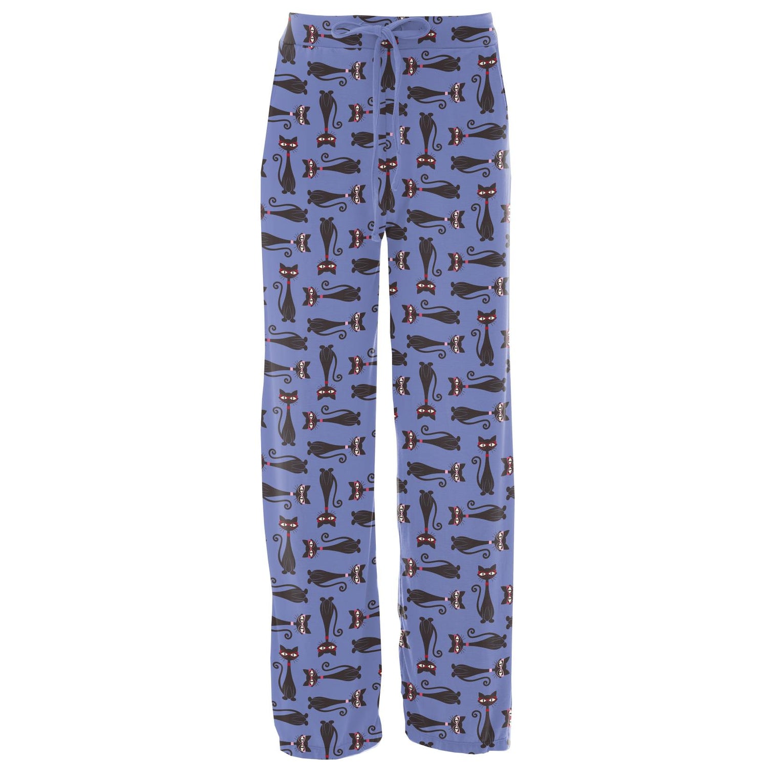 Women's Print Lounge Pants in Forget Me Not Cool Cats