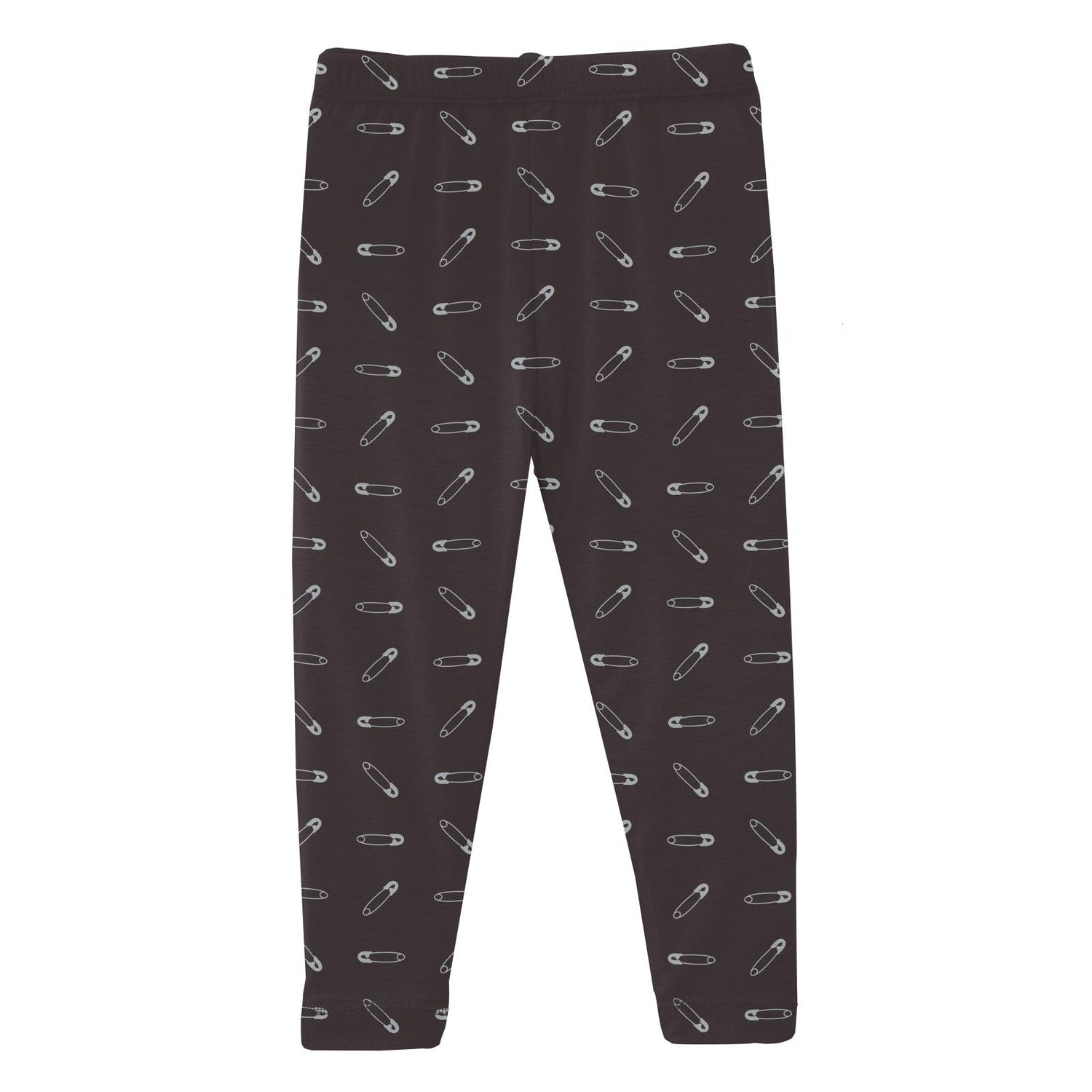 Print Leggings in Midnight Safety Pins