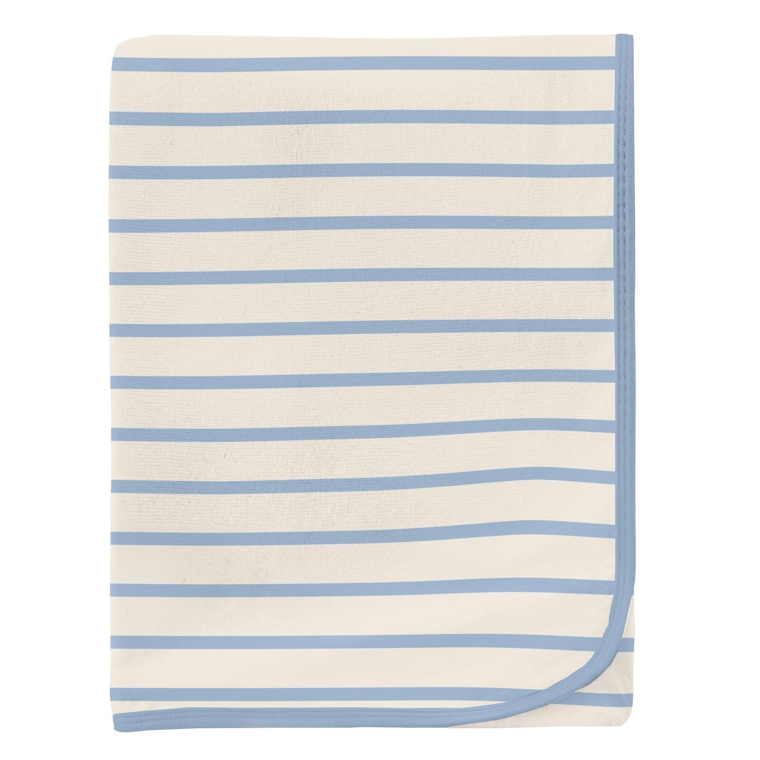 Print Swaddling Blanket in Pond Sweet Stripe