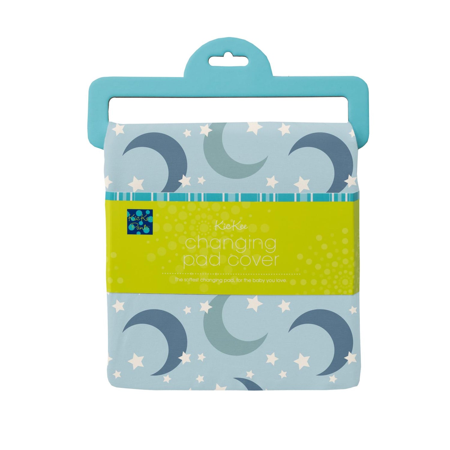 Print Changing Pad Cover in Spring Sky Moon and Stars