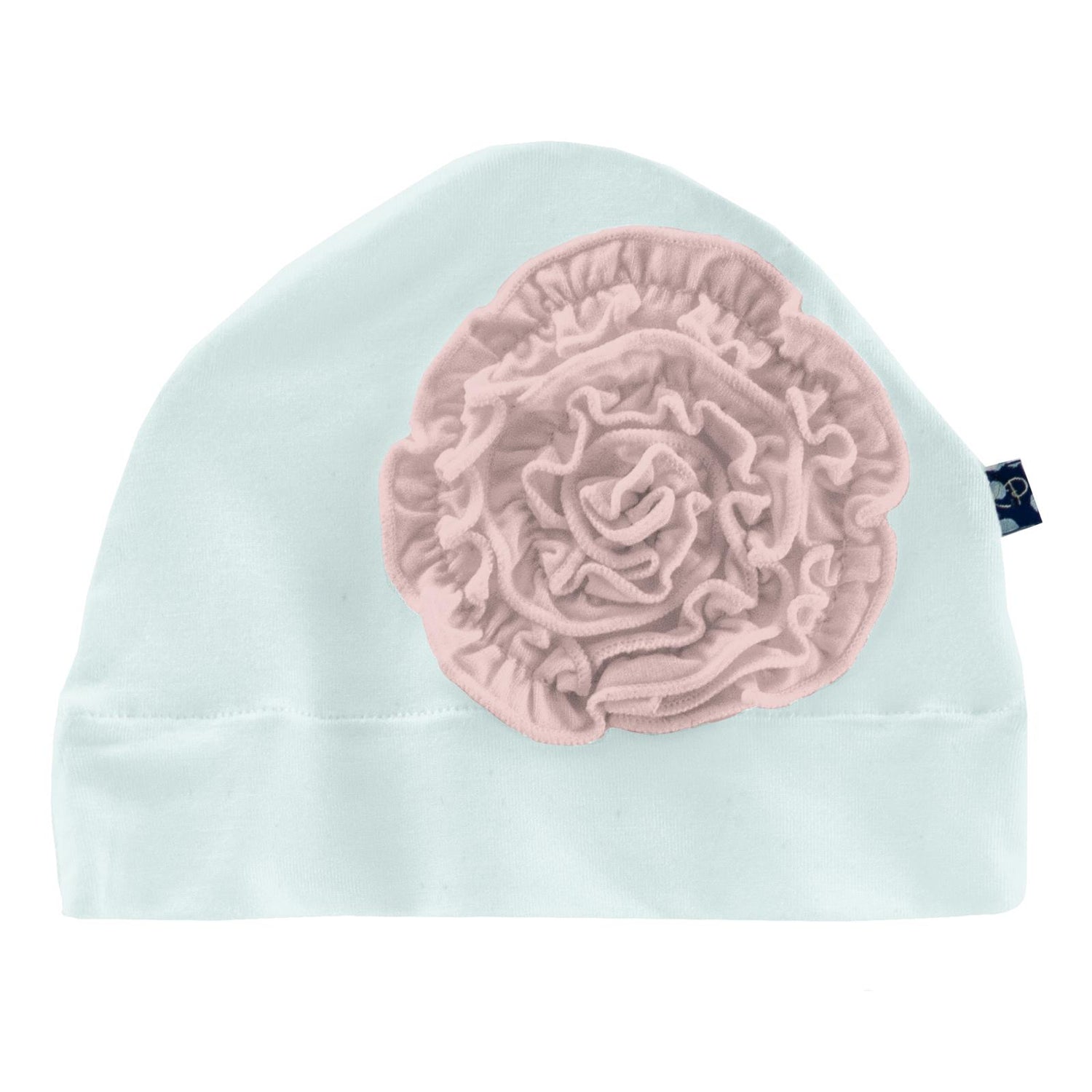 Ruffle Flower Hat in Fresh Air with Baby Rose