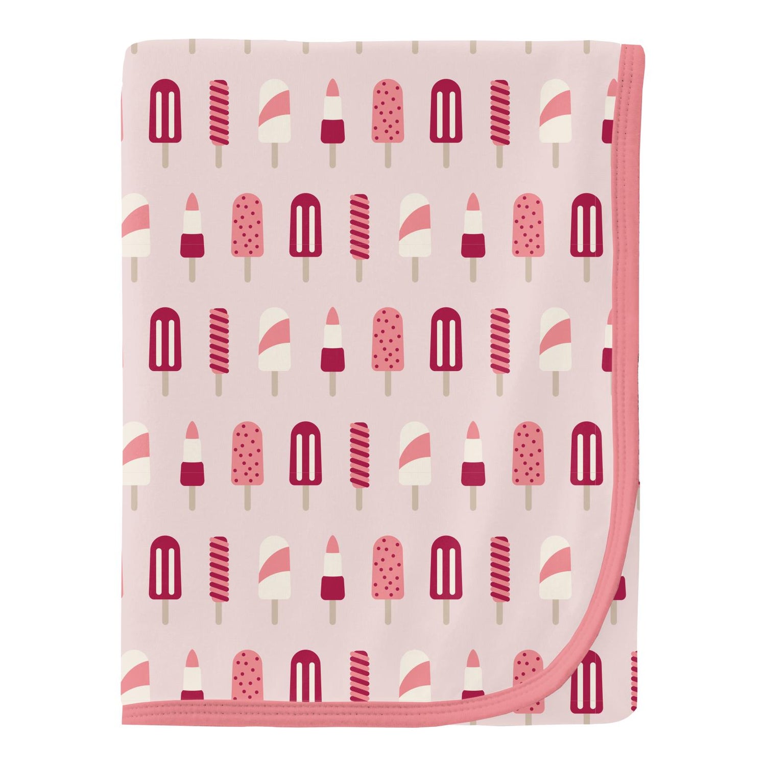 Print Swaddling Blanket in Macaroon Popsicles