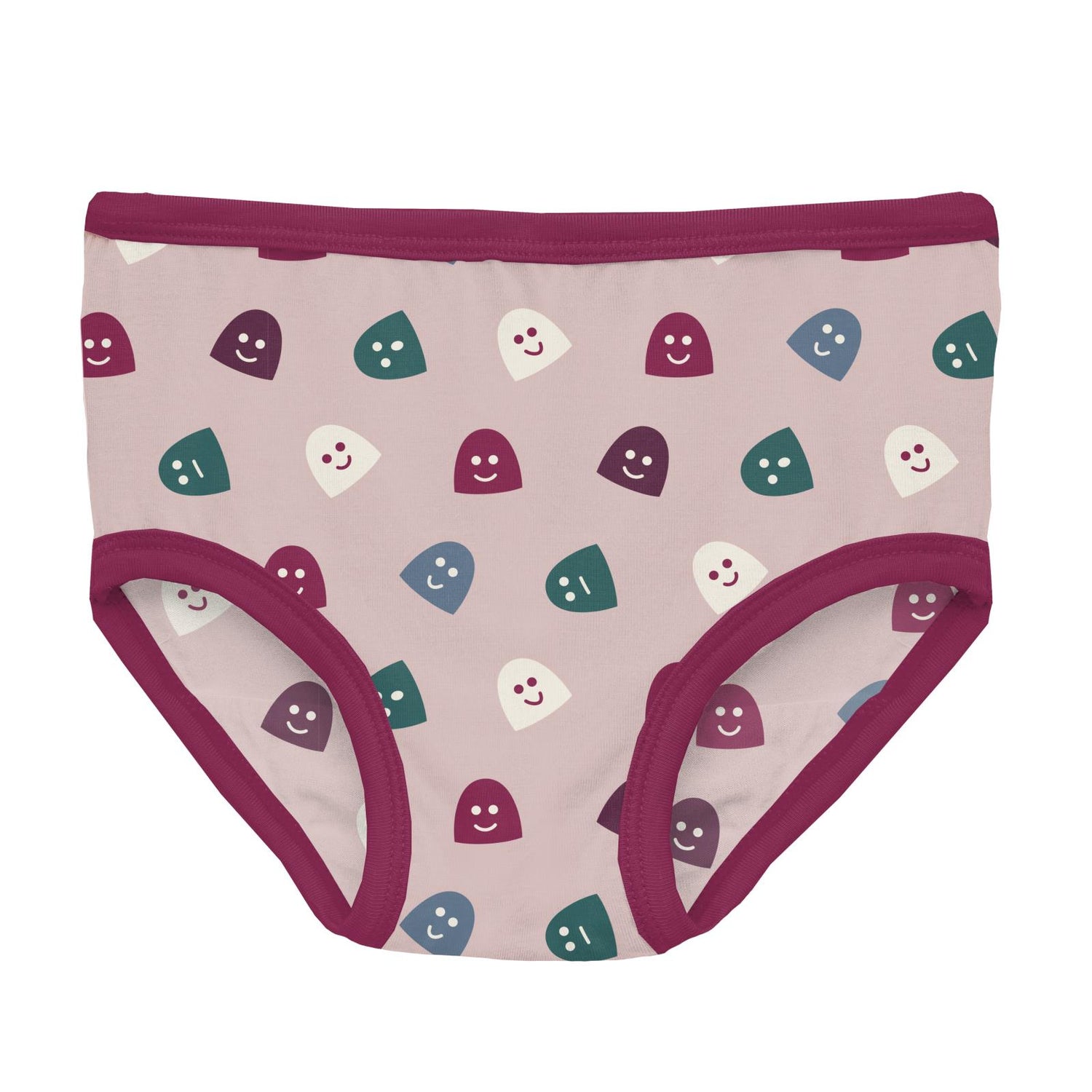 Print Girl's Underwear in Baby Rose Happy Gumdrops