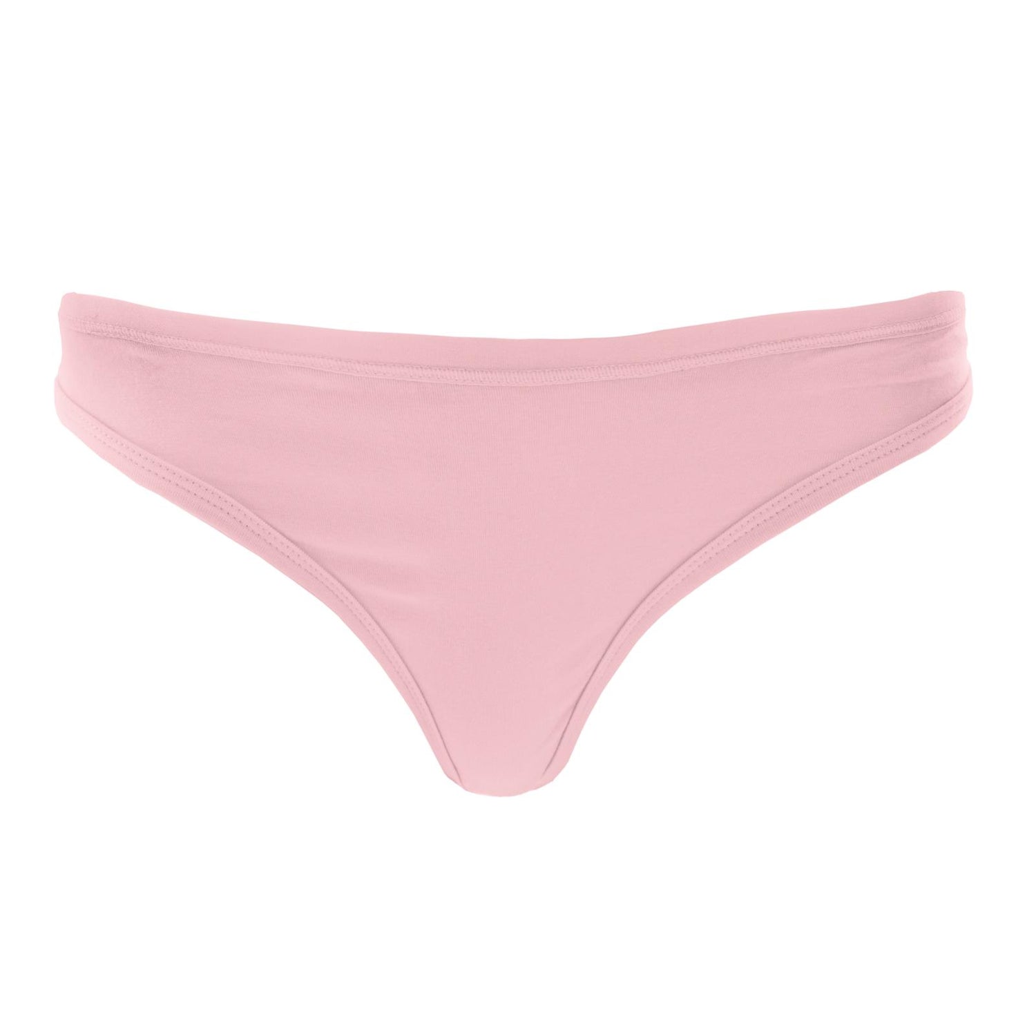 Women's Solid Classic Thong Underwear in Lotus