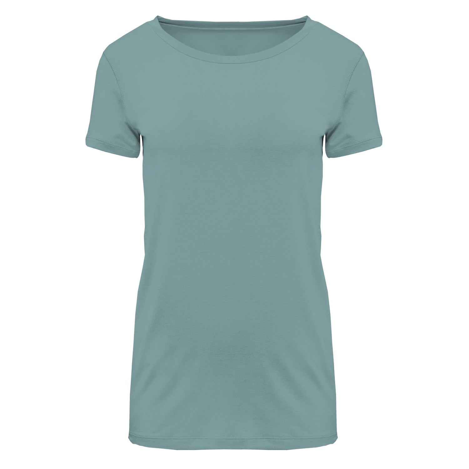 Women's Solid Short Sleeve Relaxed Tee in Jade