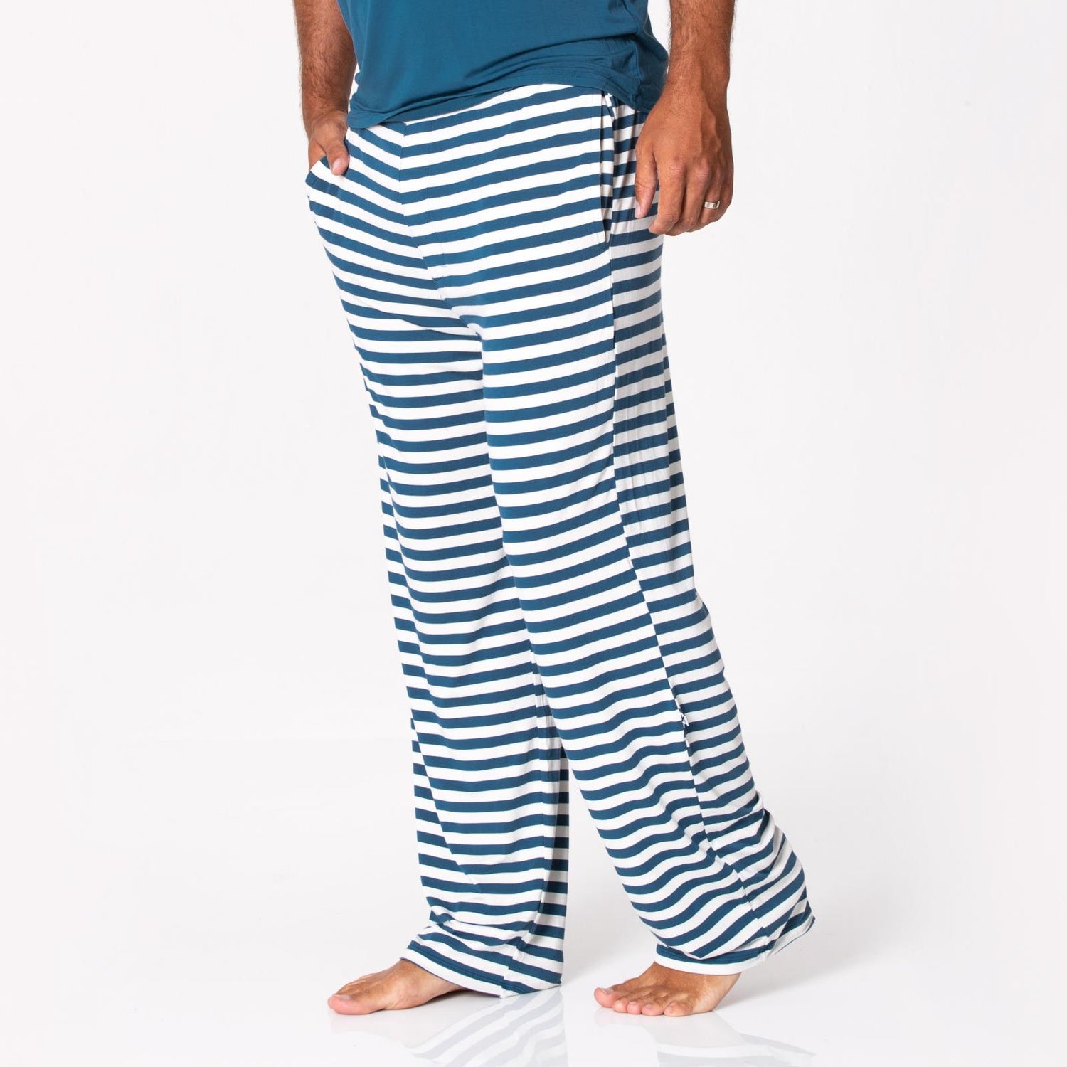 Men's Print Pajama Pants in Nautical Stripe