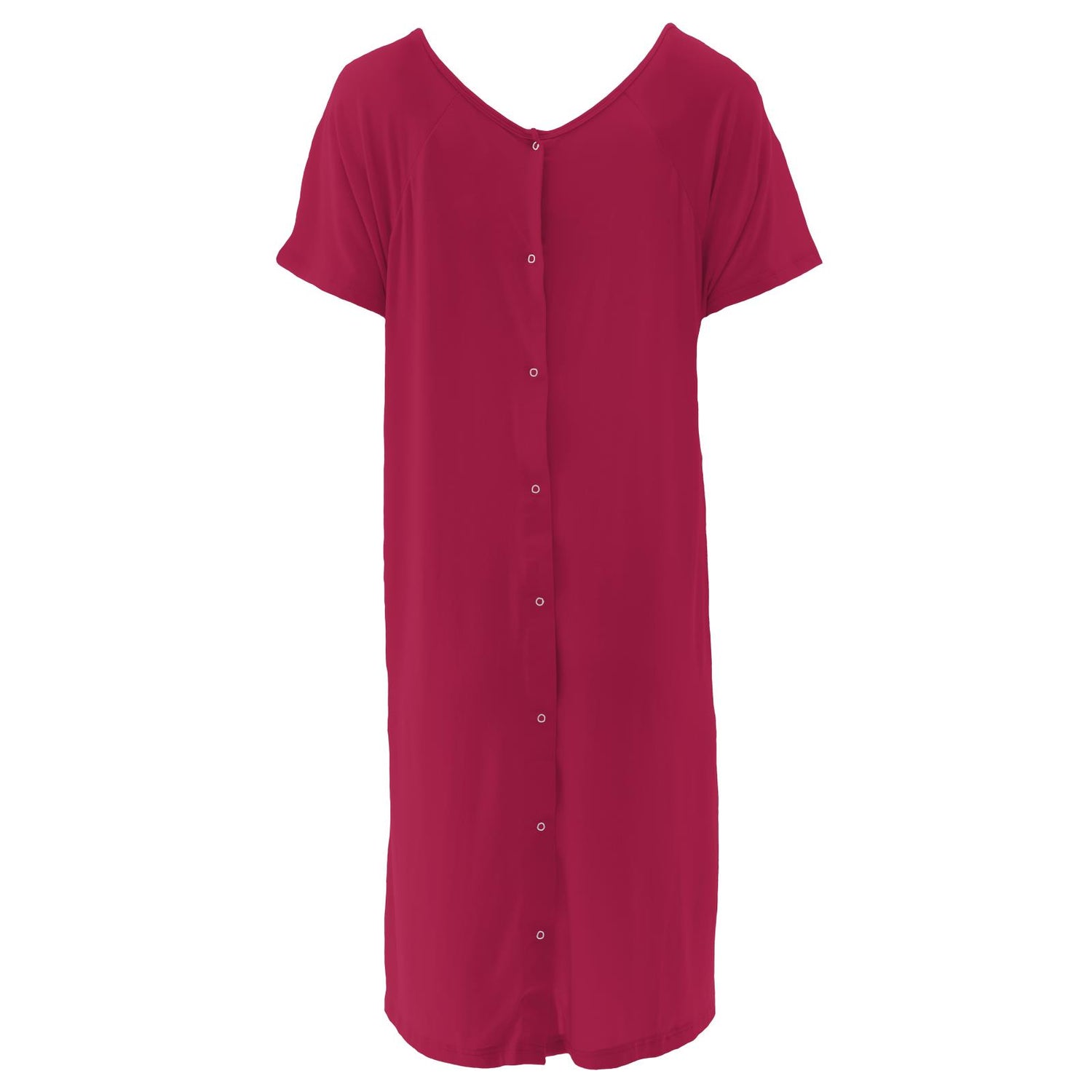 Women's Hospital Gown in Rhododendron