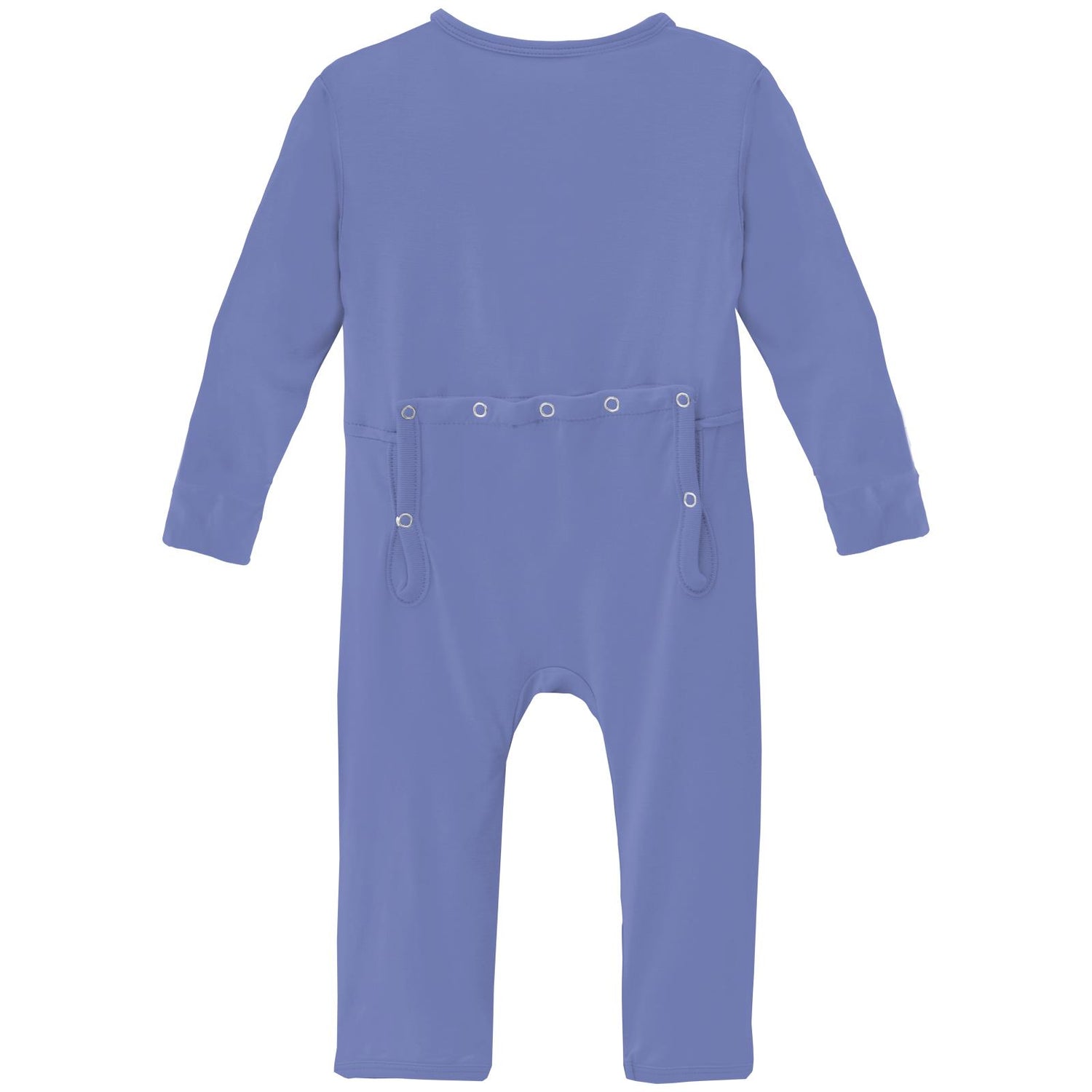Coverall with Zipper in Forget Me Not