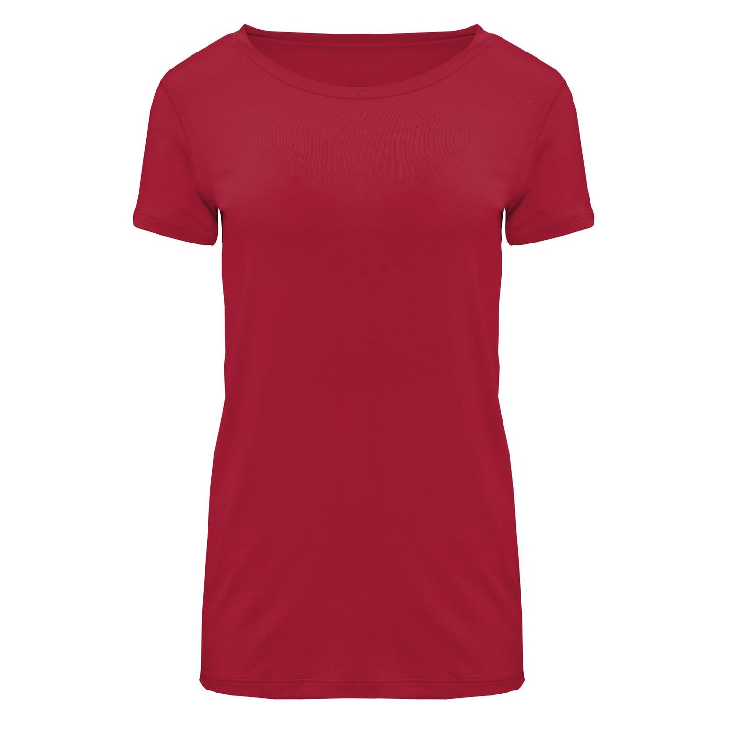 Women's Short Sleeve Loosey Goosey Tee in Crimson