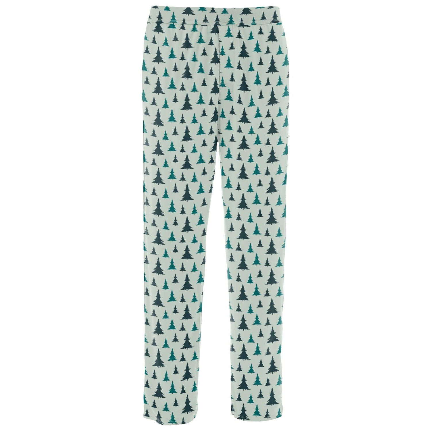 Men's Print Pajama Pants in Aloe Christmas Trees