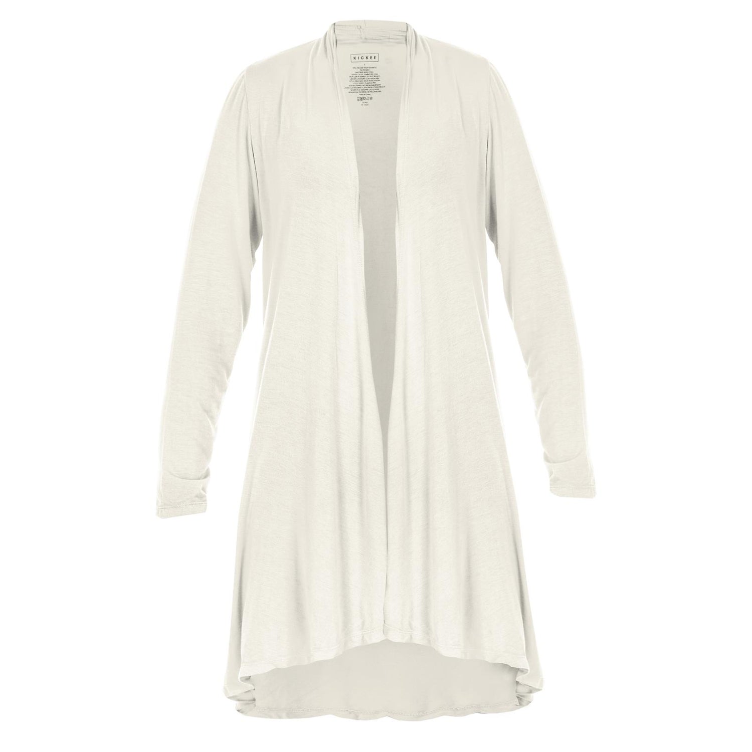 Women's Open Front Cardigan in Natural