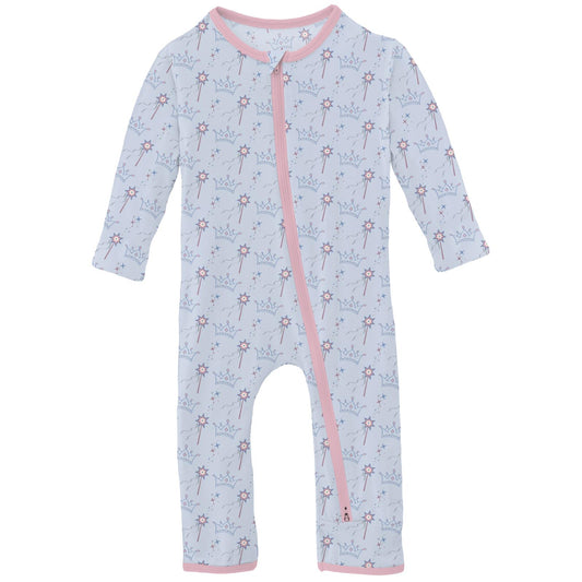 Print Coverall with 2 Way Zipper in Dew Magical Princess