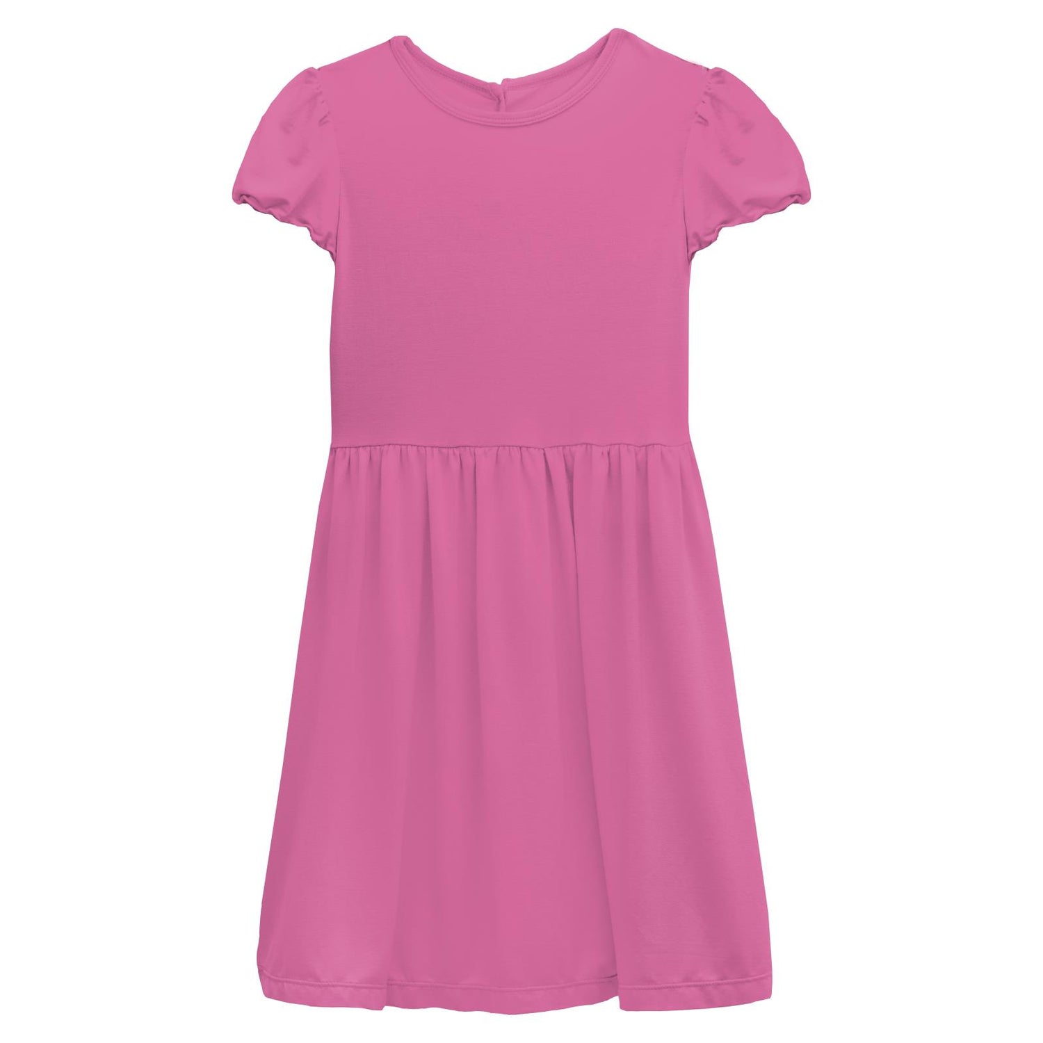Flutter Sleeve Twirl Dress with Pockets in Tulip