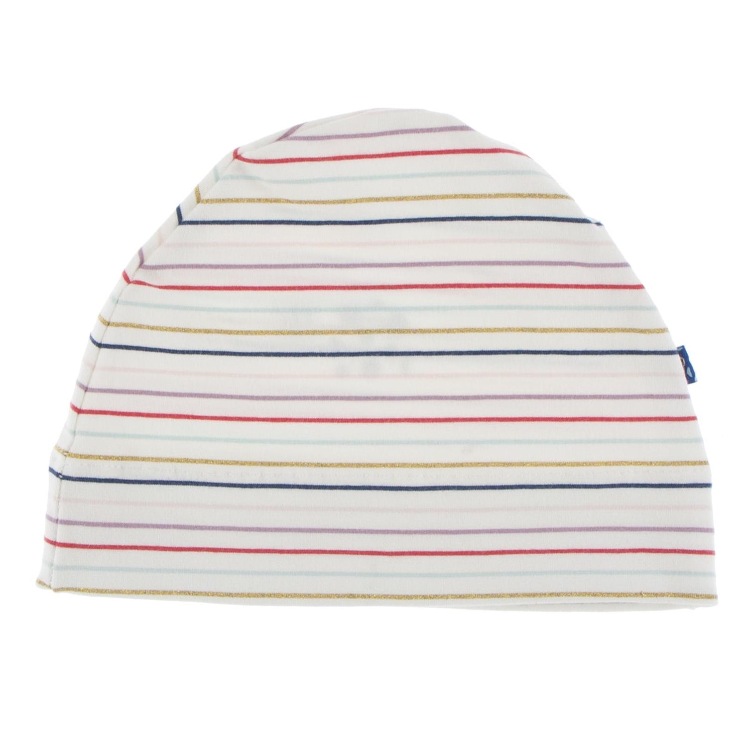 Print Luxe Jersey Fitted Hat in Everyday Heroes Multi Stripe
