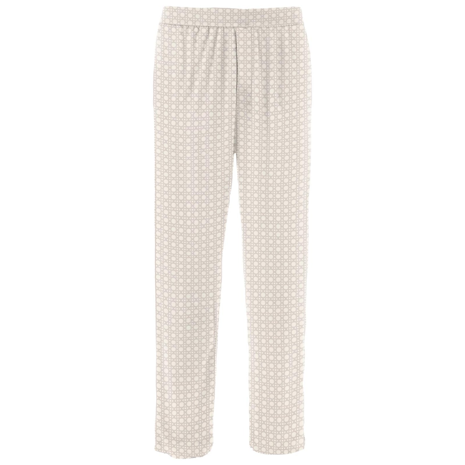 Men's Print Pajama Pants in Latte Wicker