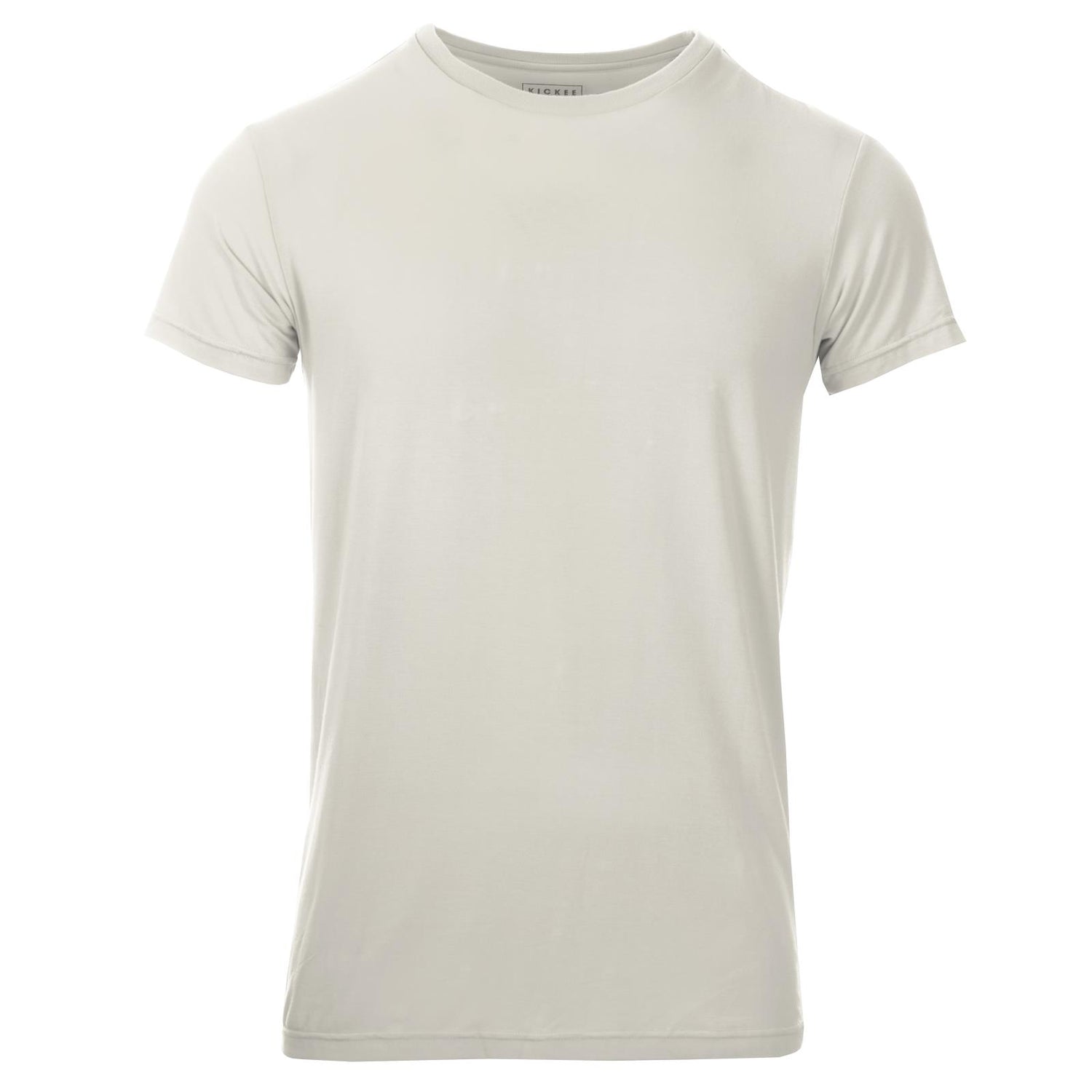 Men's Short Sleeve Crew Neck Tee in Natural