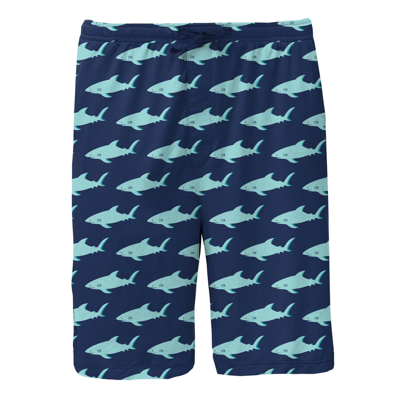 Men's Print Lounge Shorts in Flag Blue Sharky