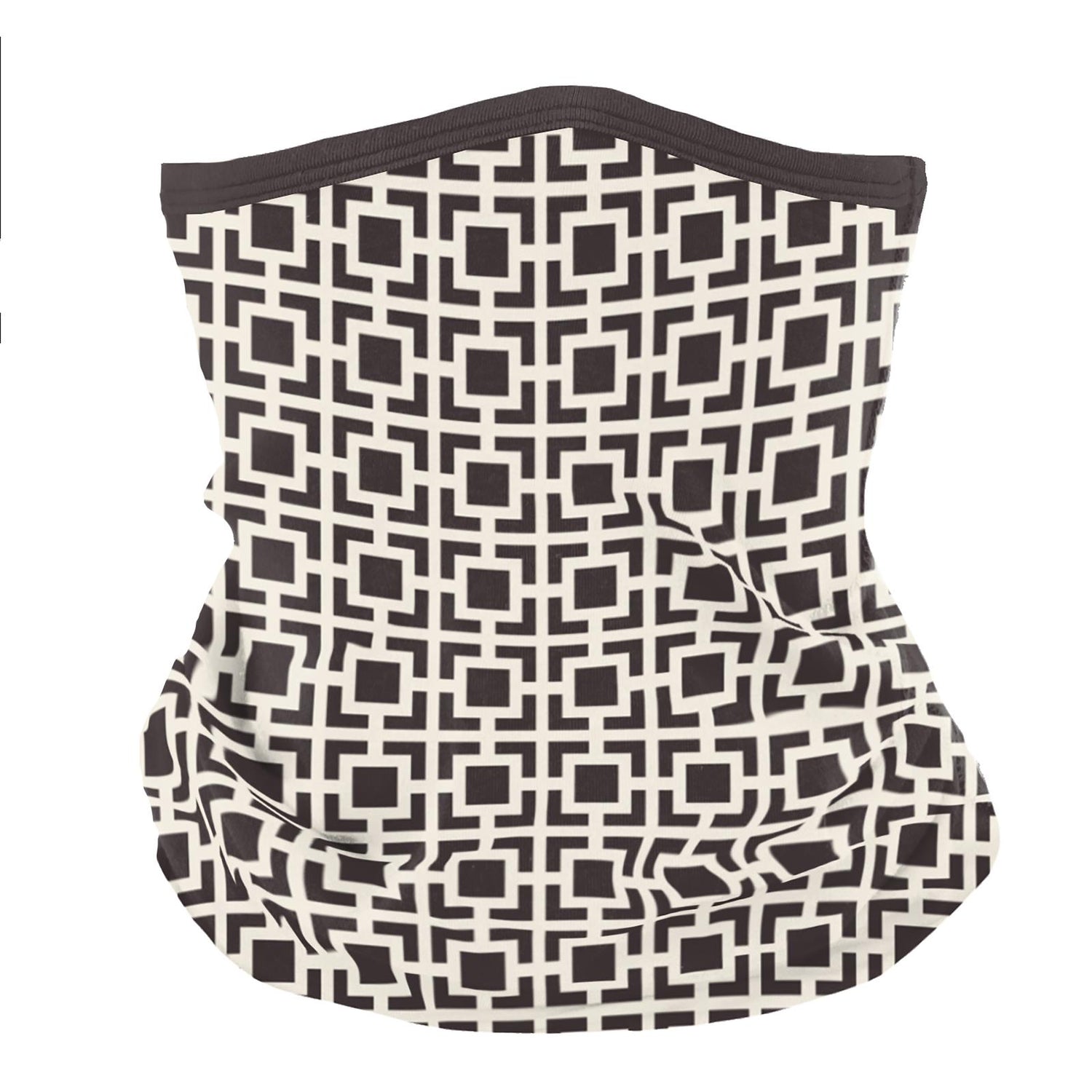 Print Adult Luxe Gaiter in Midnight Box Lattice