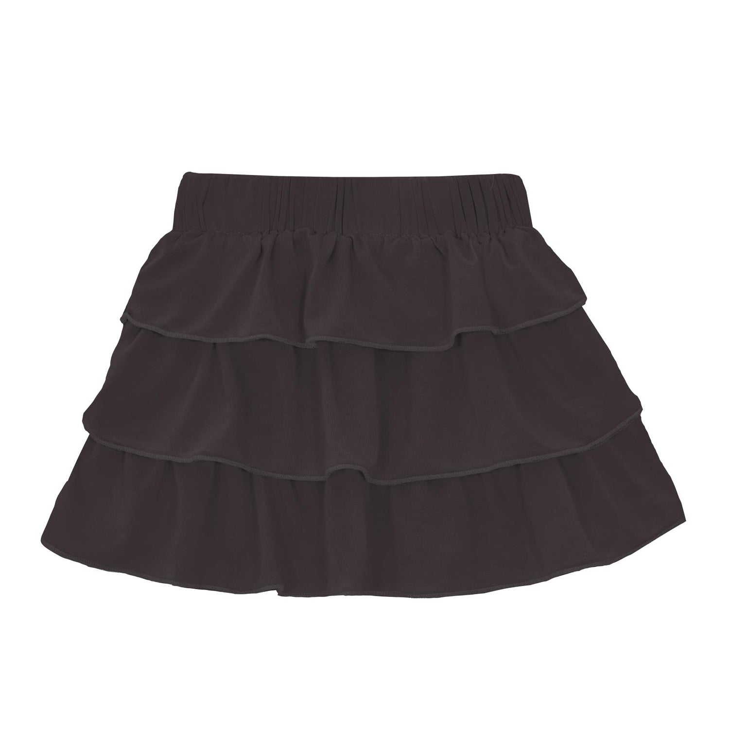 Layered Ruffle Skirt in Midnight
